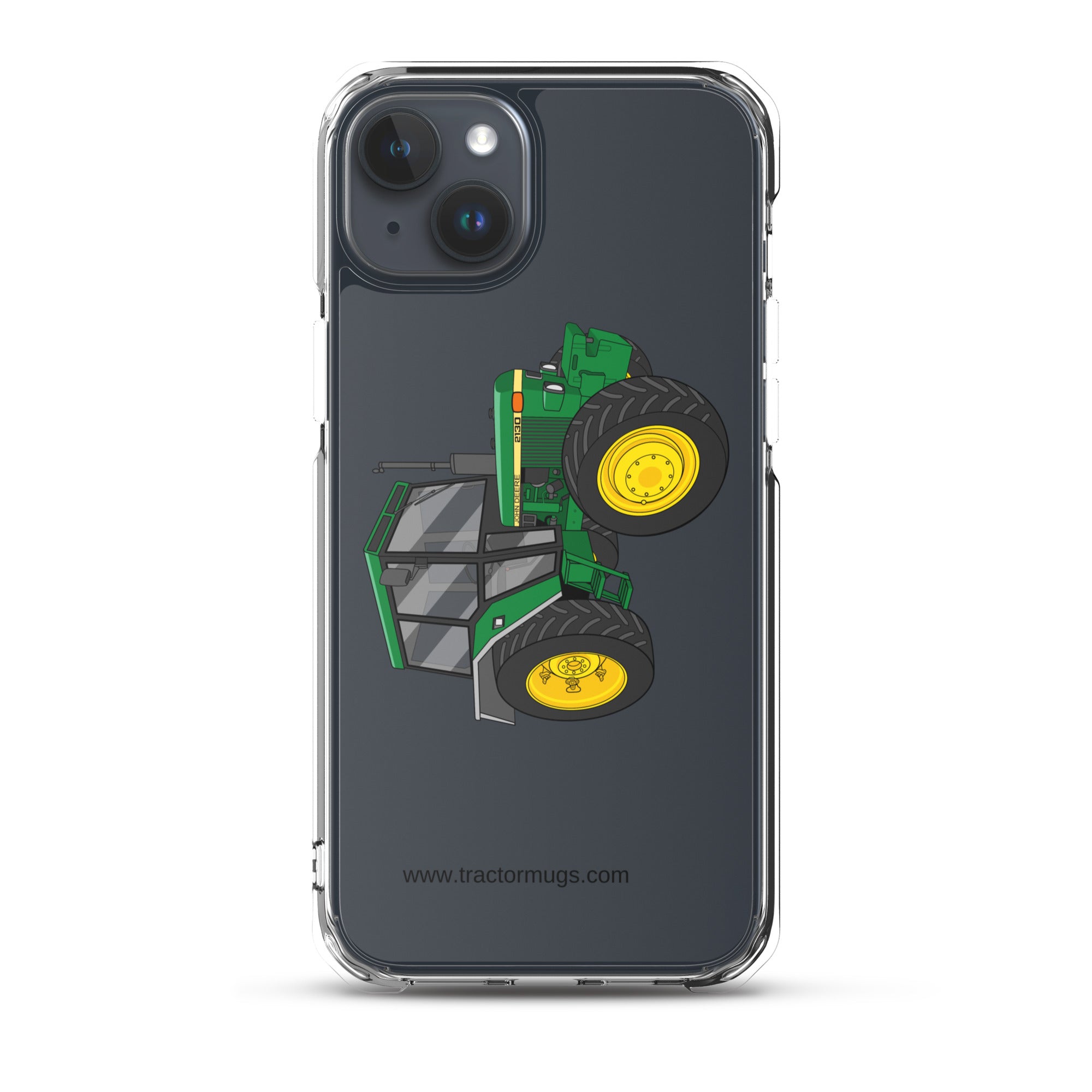 John Deere Clear Case for iPhone® iPhone 15 Plus John Deere 2130 | Clear Case for iPhone® Quality Farmers Merch