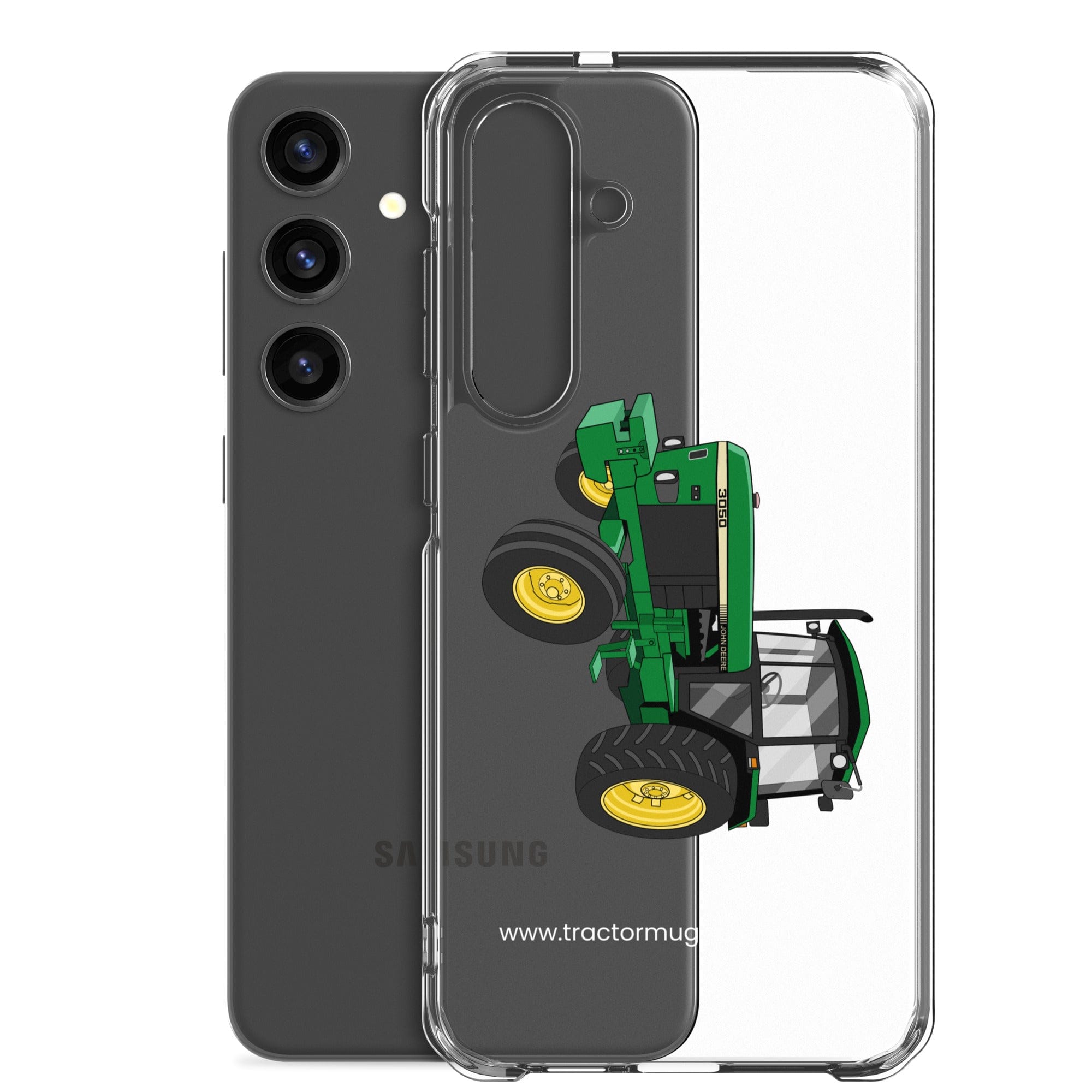 John Deere Clear Case for Samsung® John Deere 3050 2WD | Clear Case for Samsung® Quality Farmers Merch