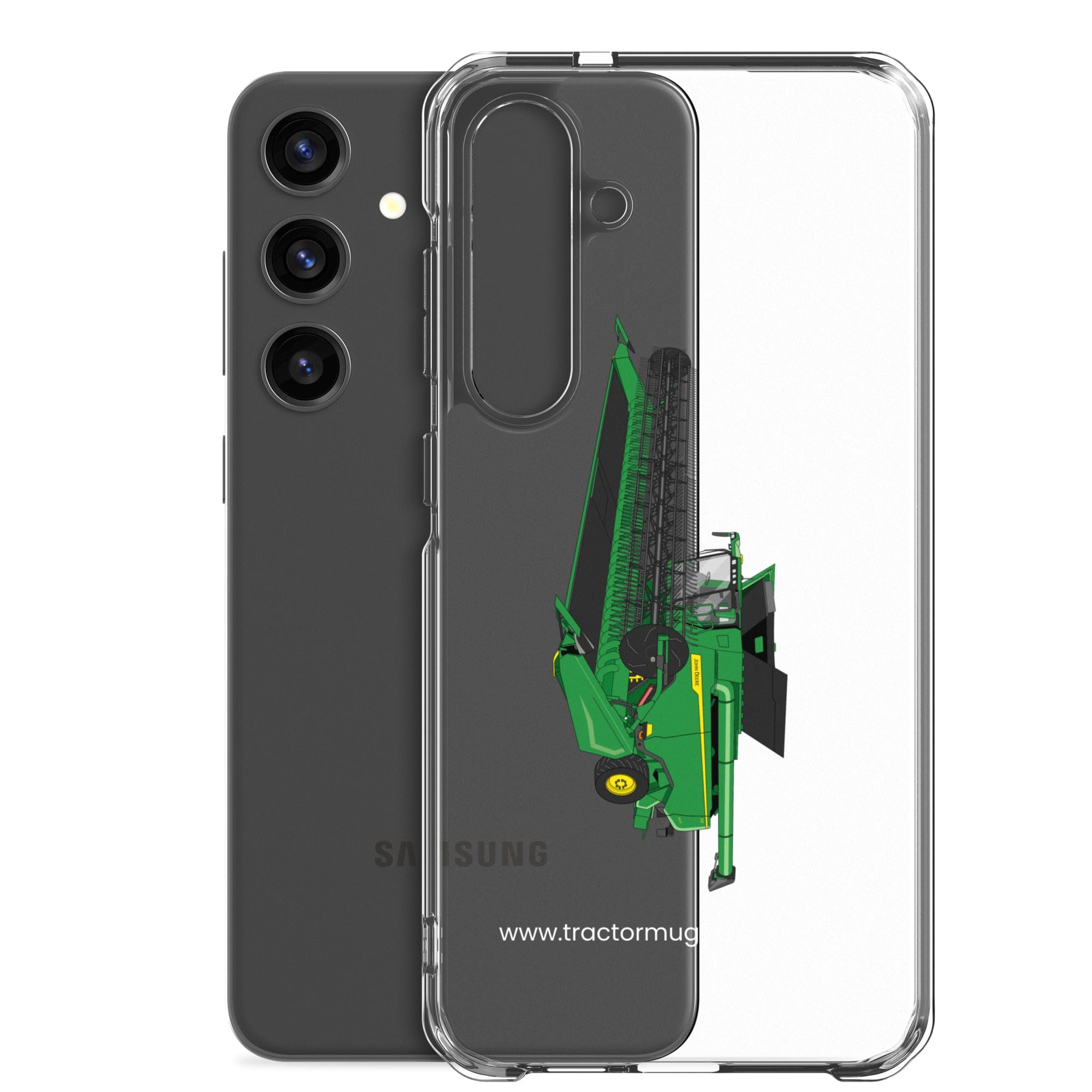 John Deere Clear Case for Samsung® John Deere X9 1100 Combine | Clear Case for Samsung® Quality Farmers Merch
