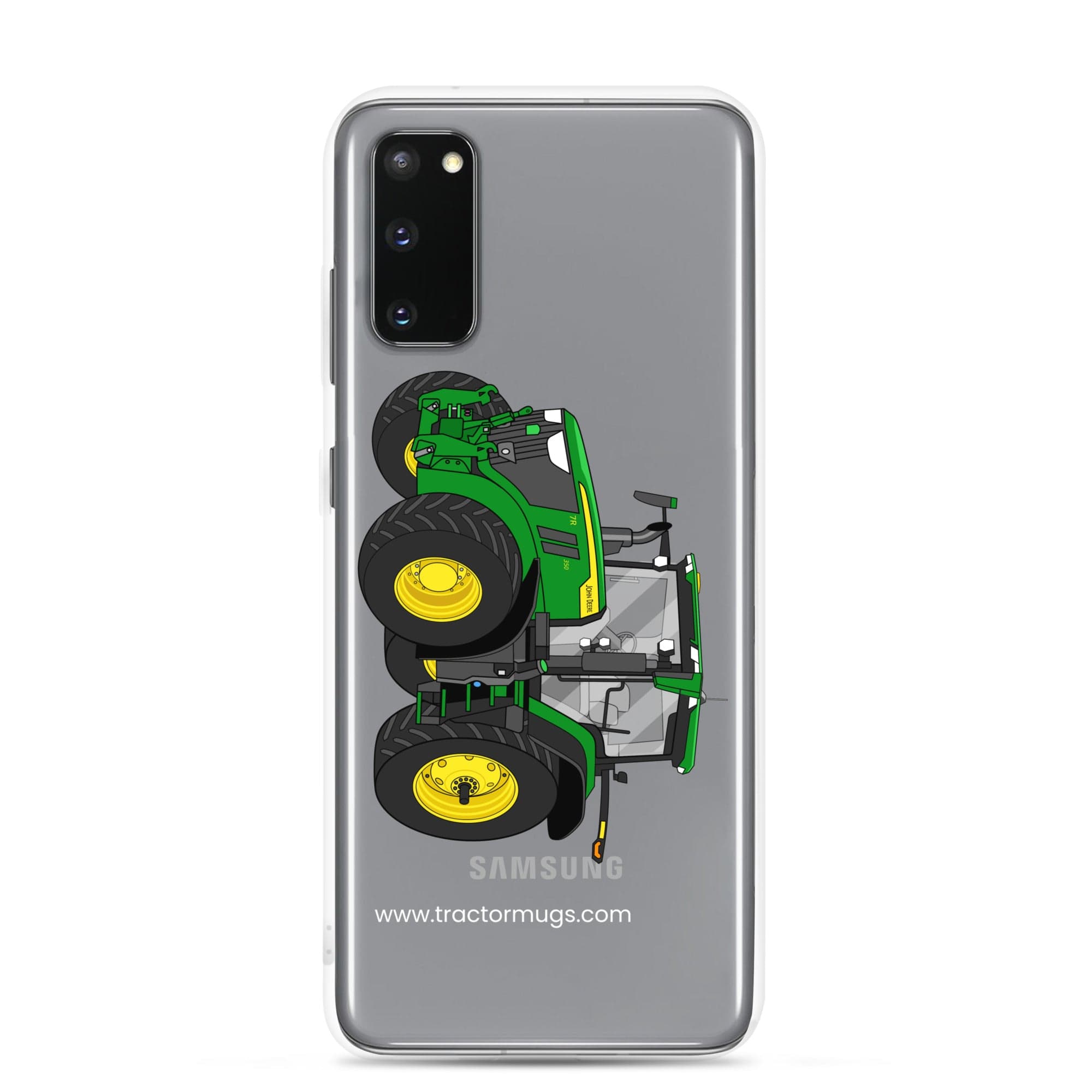 John Deere Clear Case for Samsung® Samsung Galaxy S20 John Deere 7R 350 Auto Power | Clear Case for Samsung® Quality Farmers Merch