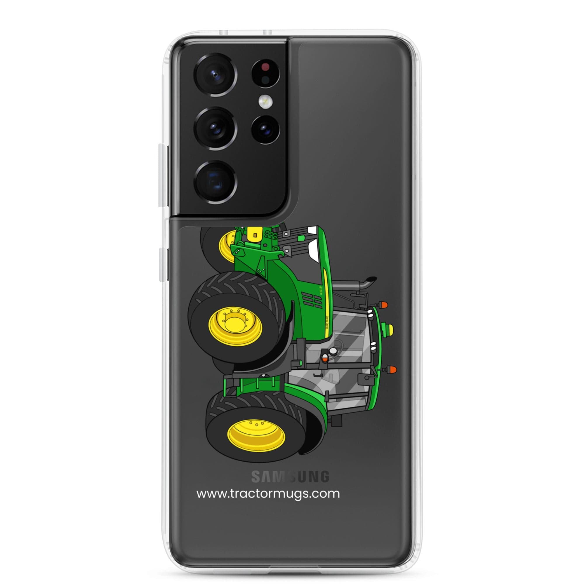 John Deere Clear Case for Samsung® Samsung Galaxy S21 Ultra John Deere 6120 M | Clear Case for Samsung® Quality Farmers Merch