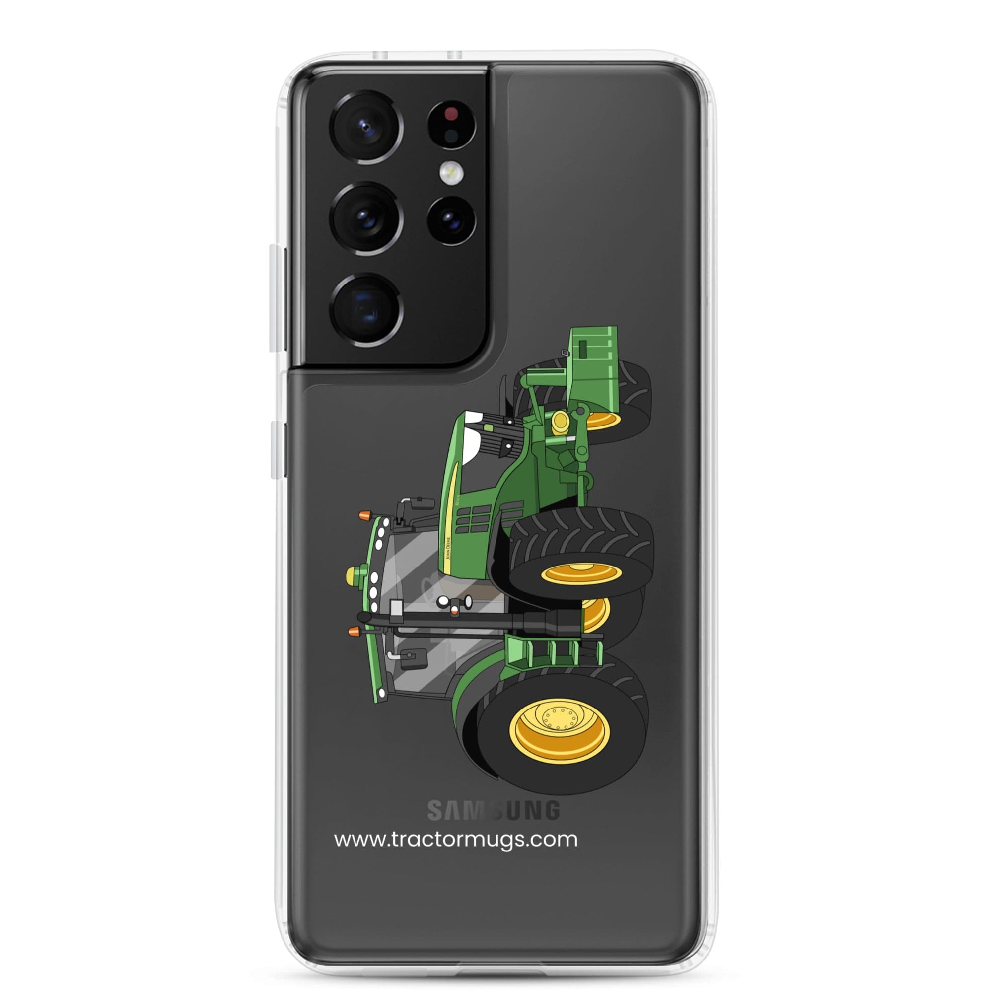 John Deere Clear Case for Samsung® Samsung Galaxy S21 Ultra John Deere 6210 R | Clear Case for Samsung® Quality Farmers Merch