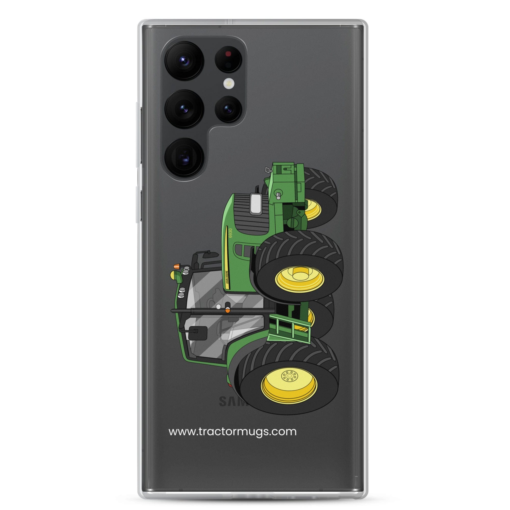 John Deere Clear Case for Samsung® Samsung Galaxy S22 Ultra John Deere 6930 Premium | Clear Case for Samsung® Quality Farmers Merch
