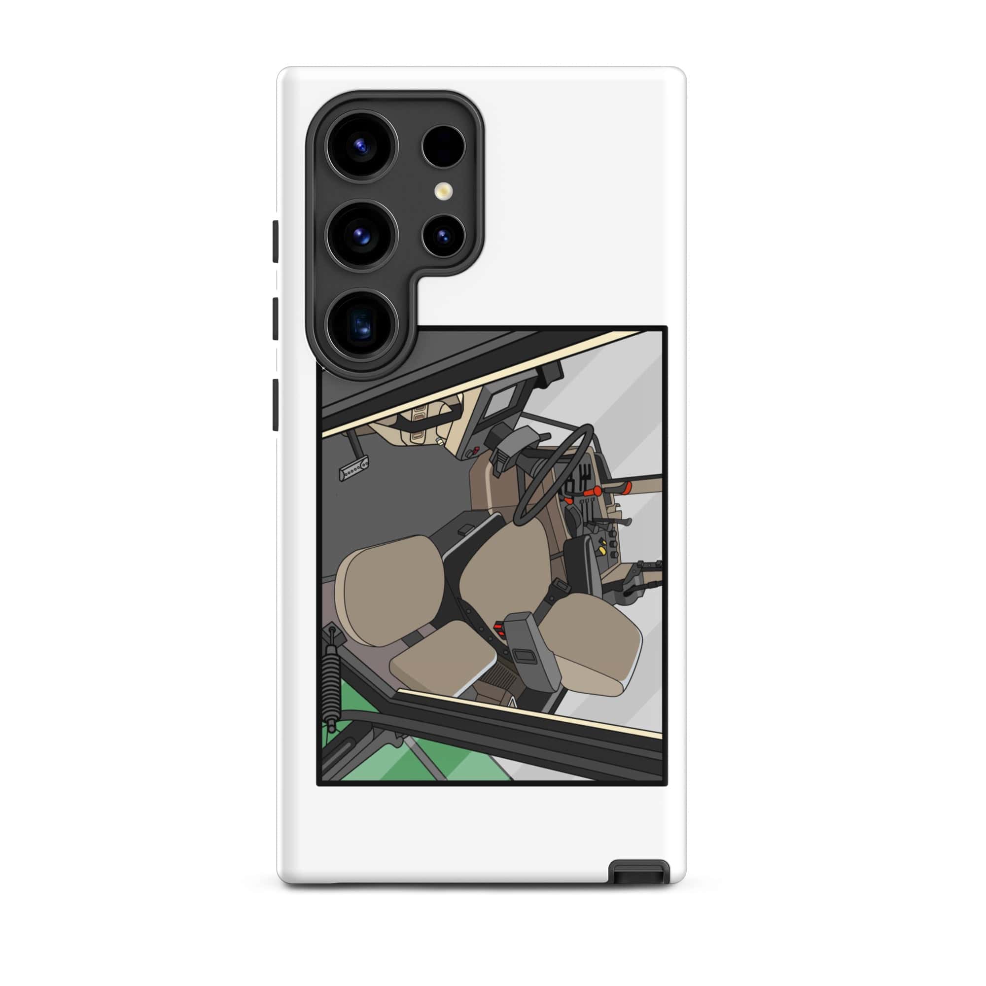 John Deere Tough case for Samsung® Samsung Galaxy S24 Ultra John Deere 7810 Cabin | Tough case for Samsung® Quality Farmers Merch