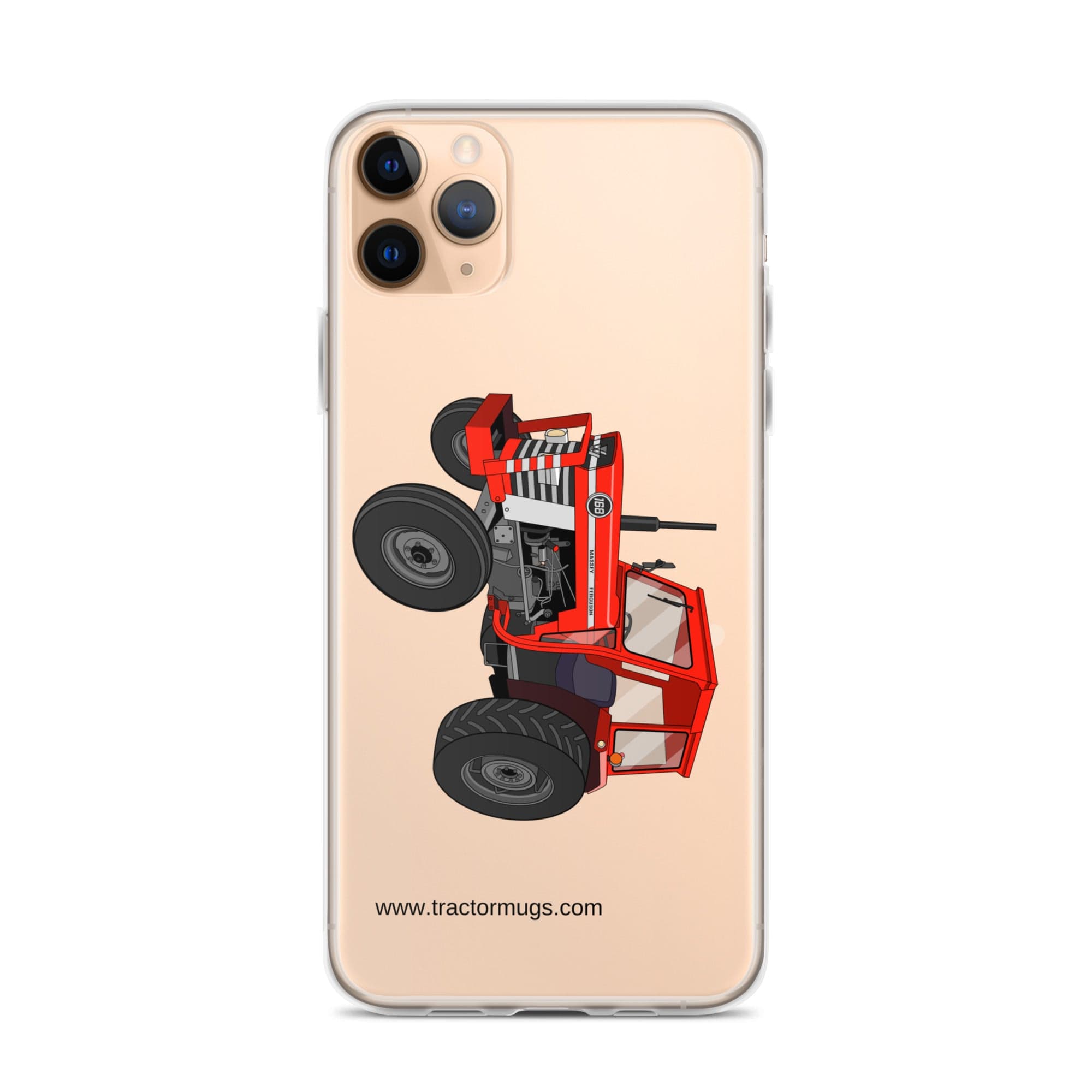 Massey Ferguson Clear Case for iPhone® iPhone 11 Pro Max Massey Ferguson 168 | Clear Case for iPhone® Quality Farmers Merch