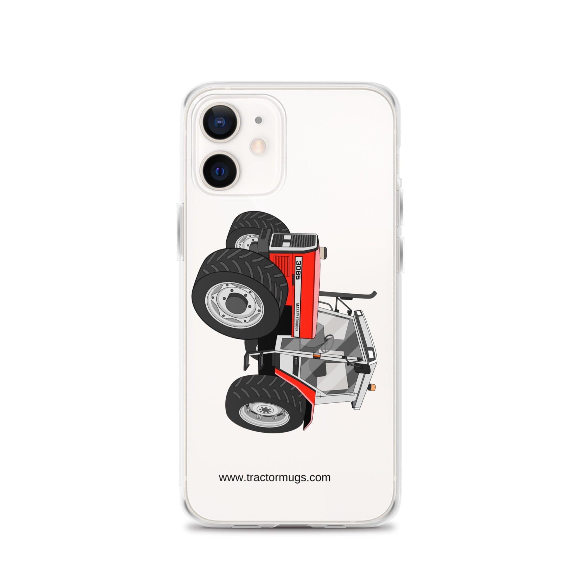 Massey Ferguson Clear Case for iPhone® iPhone 12 Massey Ferguson 3085 | Clear Case for iPhone® Quality Farmers Merch