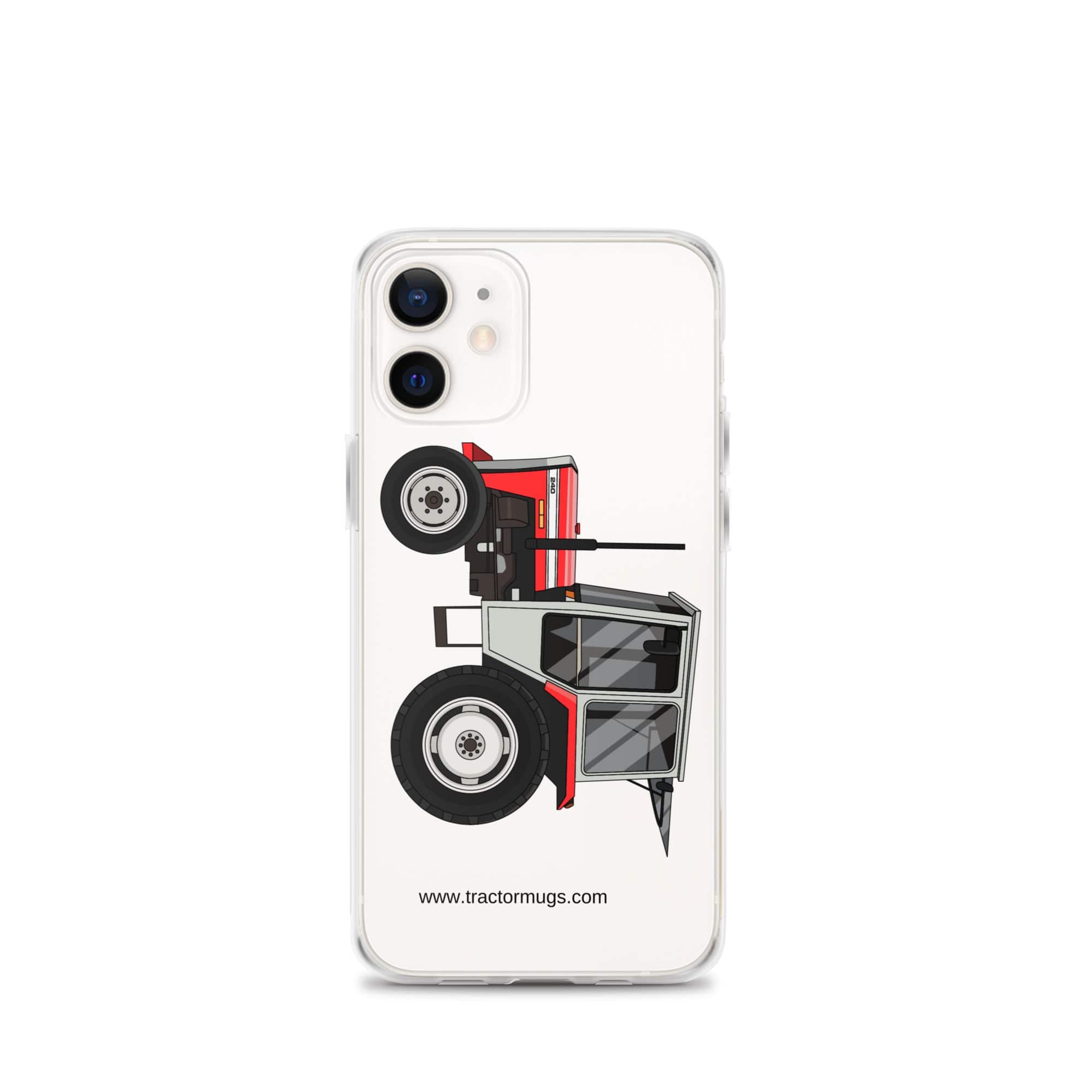 Massey Ferguson Clear Case for iPhone® iPhone 12 mini Massey Ferguson 240 | Clear Case for iPhone® Quality Farmers Merch