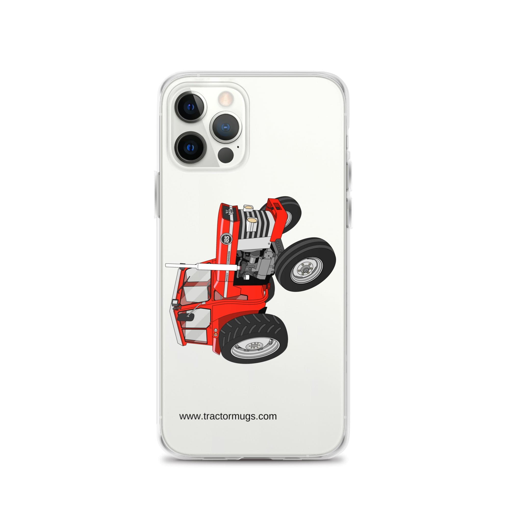 Massey Ferguson Clear Case for iPhone® iPhone 12 Pro Massey Ferguson 185 | Clear Case for iPhone® Quality Farmers Merch
