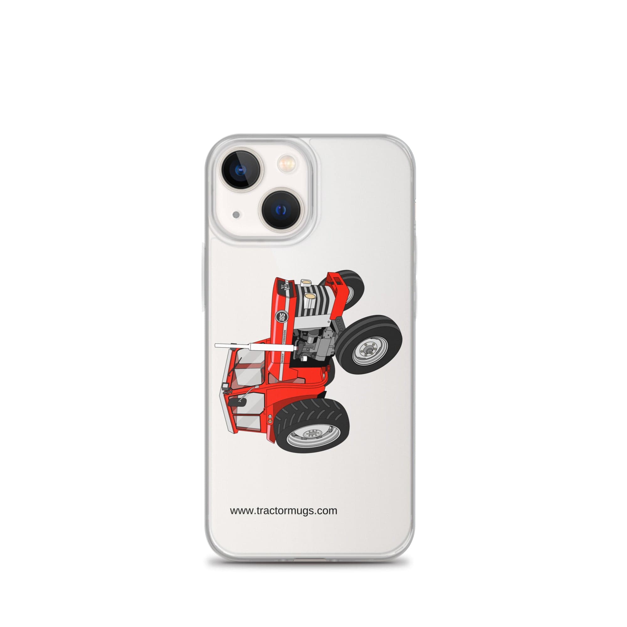 Massey Ferguson Clear Case for iPhone® iPhone 13 mini Massey Ferguson 185 | Clear Case for iPhone® Quality Farmers Merch