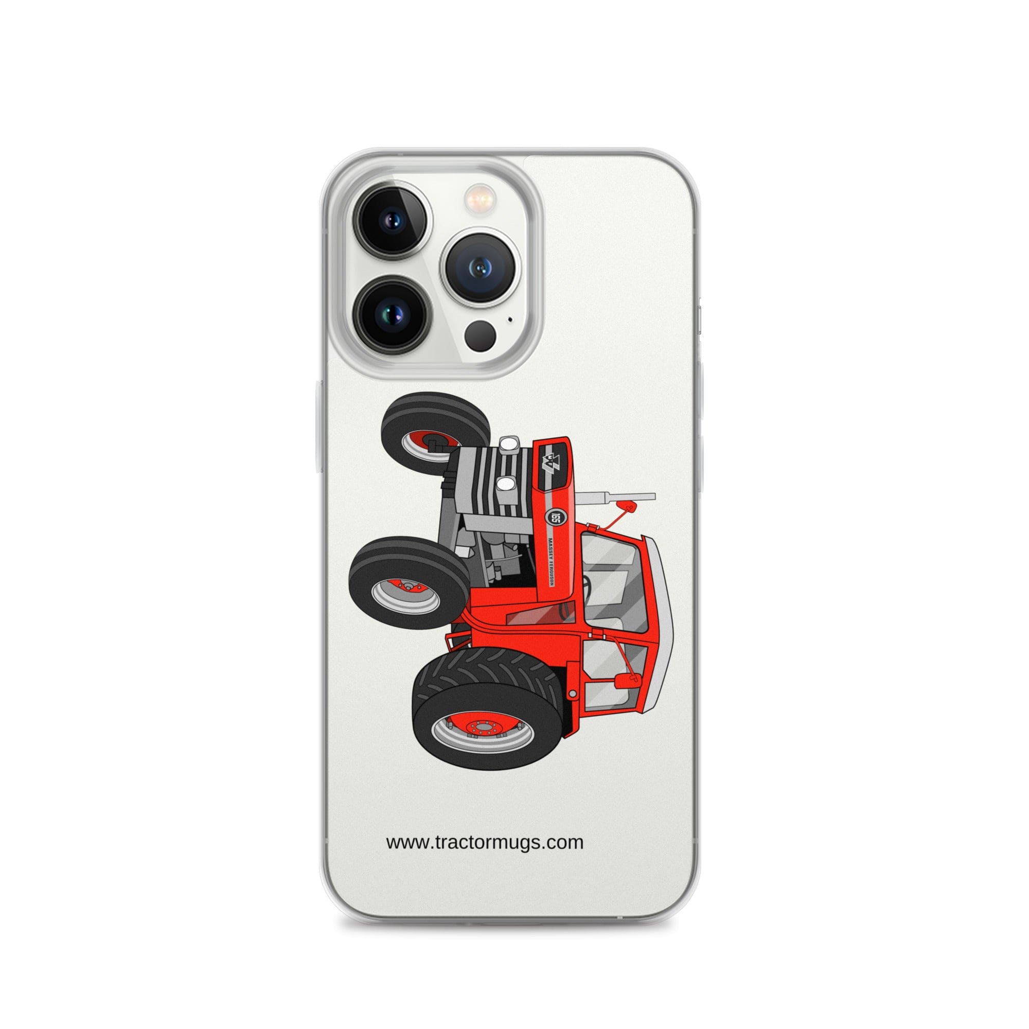 Massey Ferguson Clear Case for iPhone® iPhone 13 Pro Massey Ferguson 165 | Clear Case for iPhone® Quality Farmers Merch