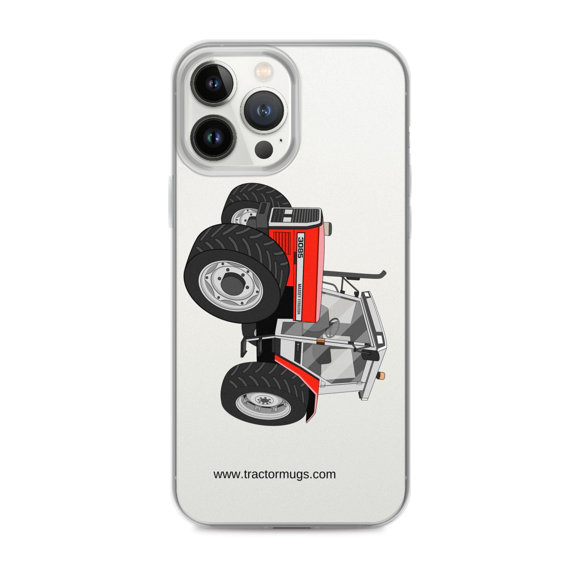Massey Ferguson Clear Case for iPhone® iPhone 13 Pro Max Massey Ferguson 3085 | Clear Case for iPhone® Quality Farmers Merch