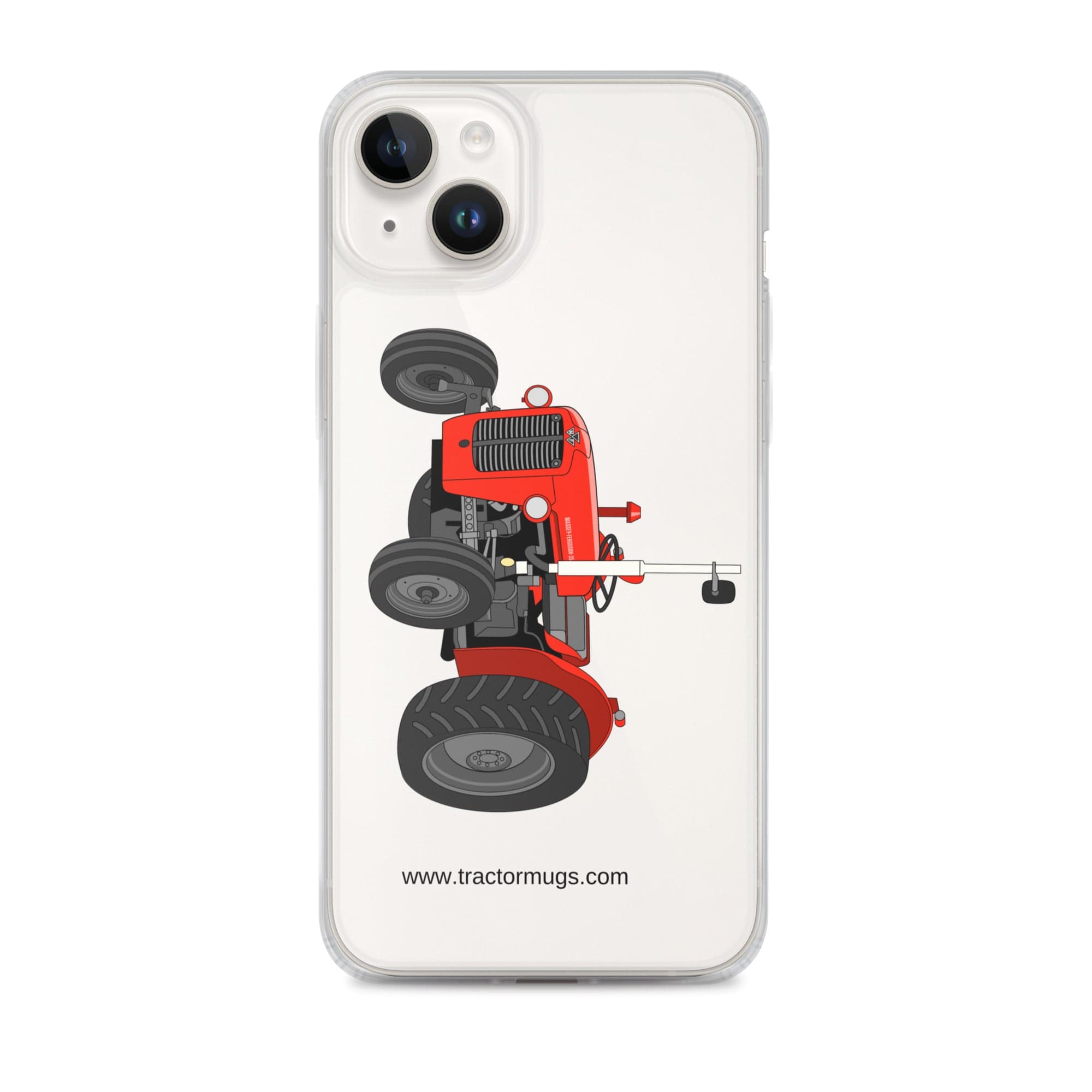 Massey Ferguson Clear Case for iPhone® iPhone 14 Plus Massey Ferguson 35X | Clear Case for iPhone® Quality Farmers Merch