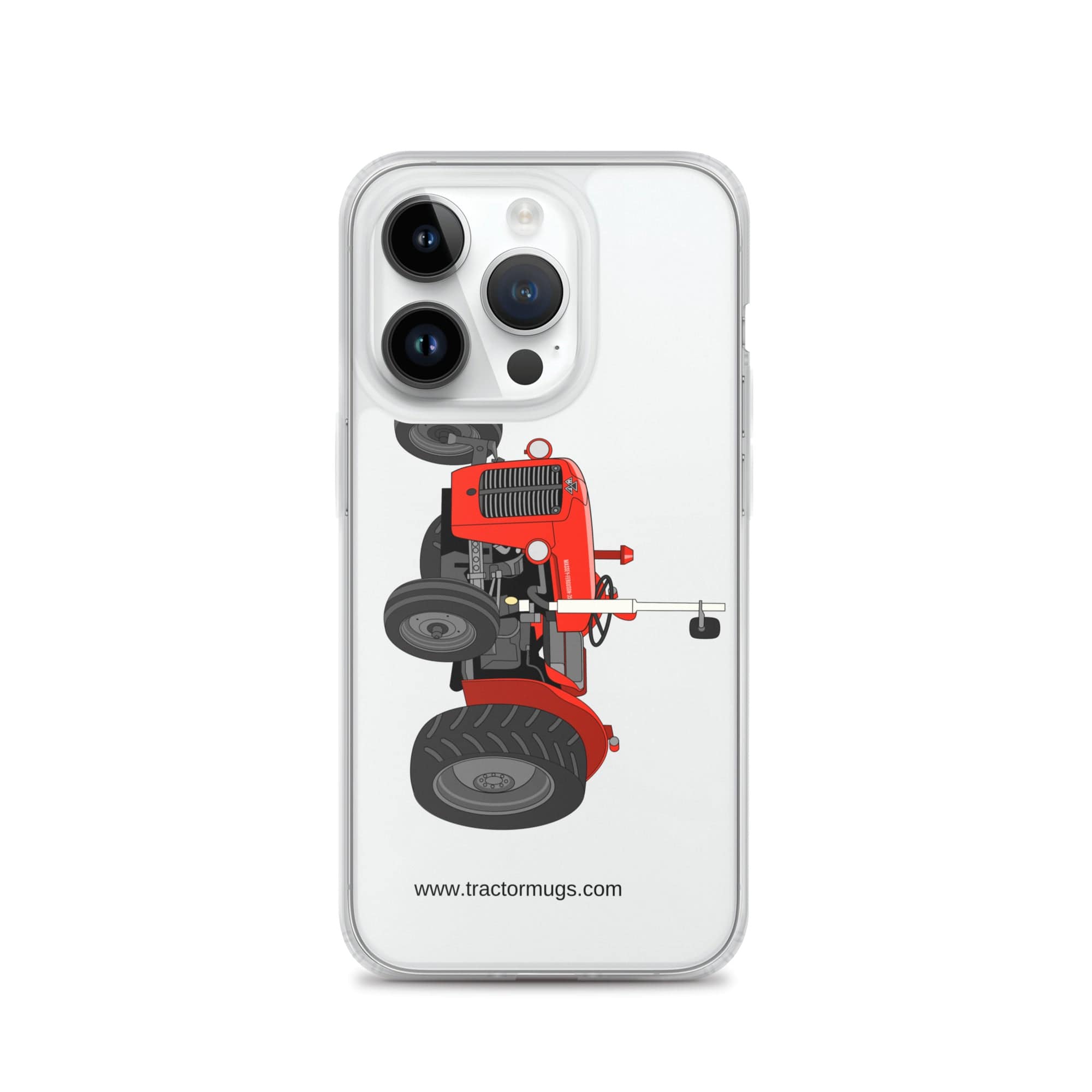 Massey Ferguson Clear Case for iPhone® iPhone 14 Pro Massey Ferguson 35X | Clear Case for iPhone® Quality Farmers Merch