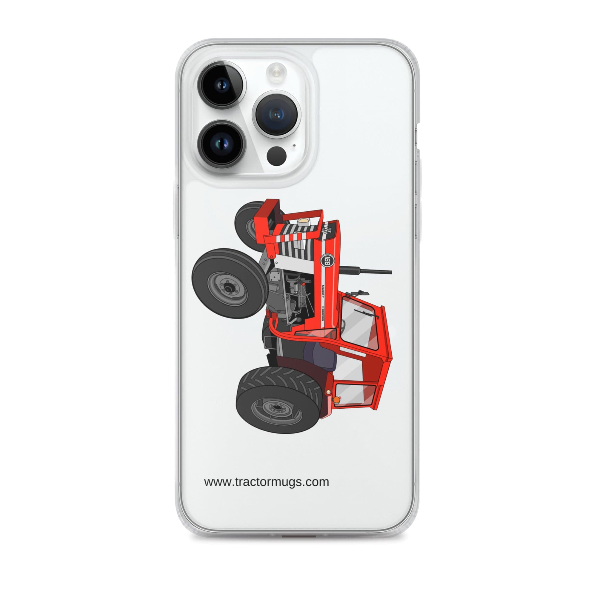 Massey Ferguson Clear Case for iPhone® iPhone 14 Pro Max Massey Ferguson 168 | Clear Case for iPhone® Quality Farmers Merch