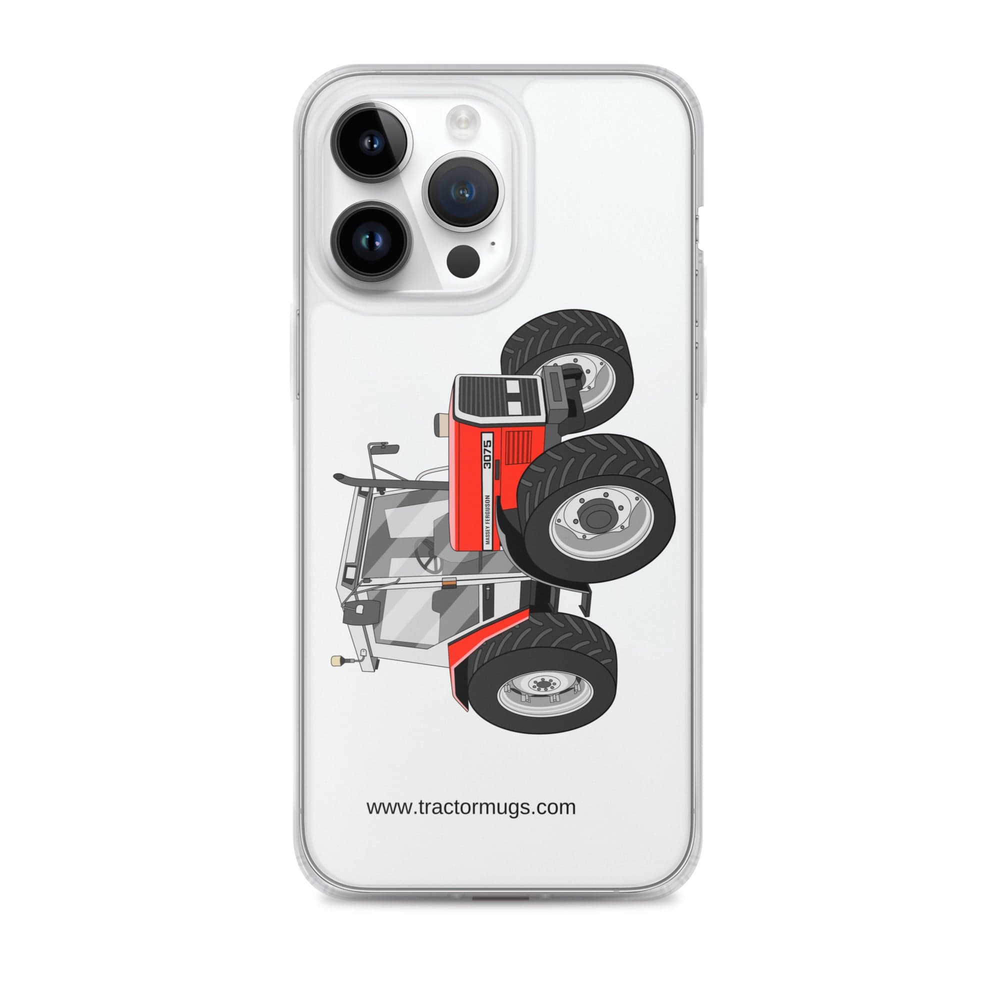 Massey Ferguson Clear Case for iPhone® iPhone 14 Pro Max Massey Ferguson 3075 | Clear Case for iPhone® Quality Farmers Merch