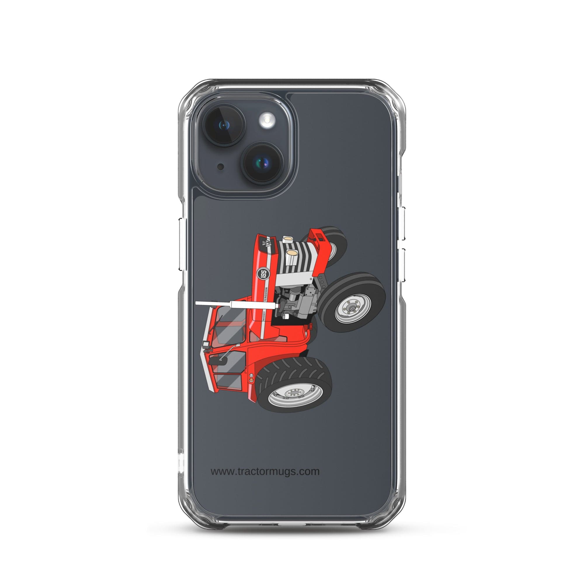 Massey Ferguson Clear Case for iPhone® iPhone 15 Massey Ferguson 185 | Clear Case for iPhone® Quality Farmers Merch