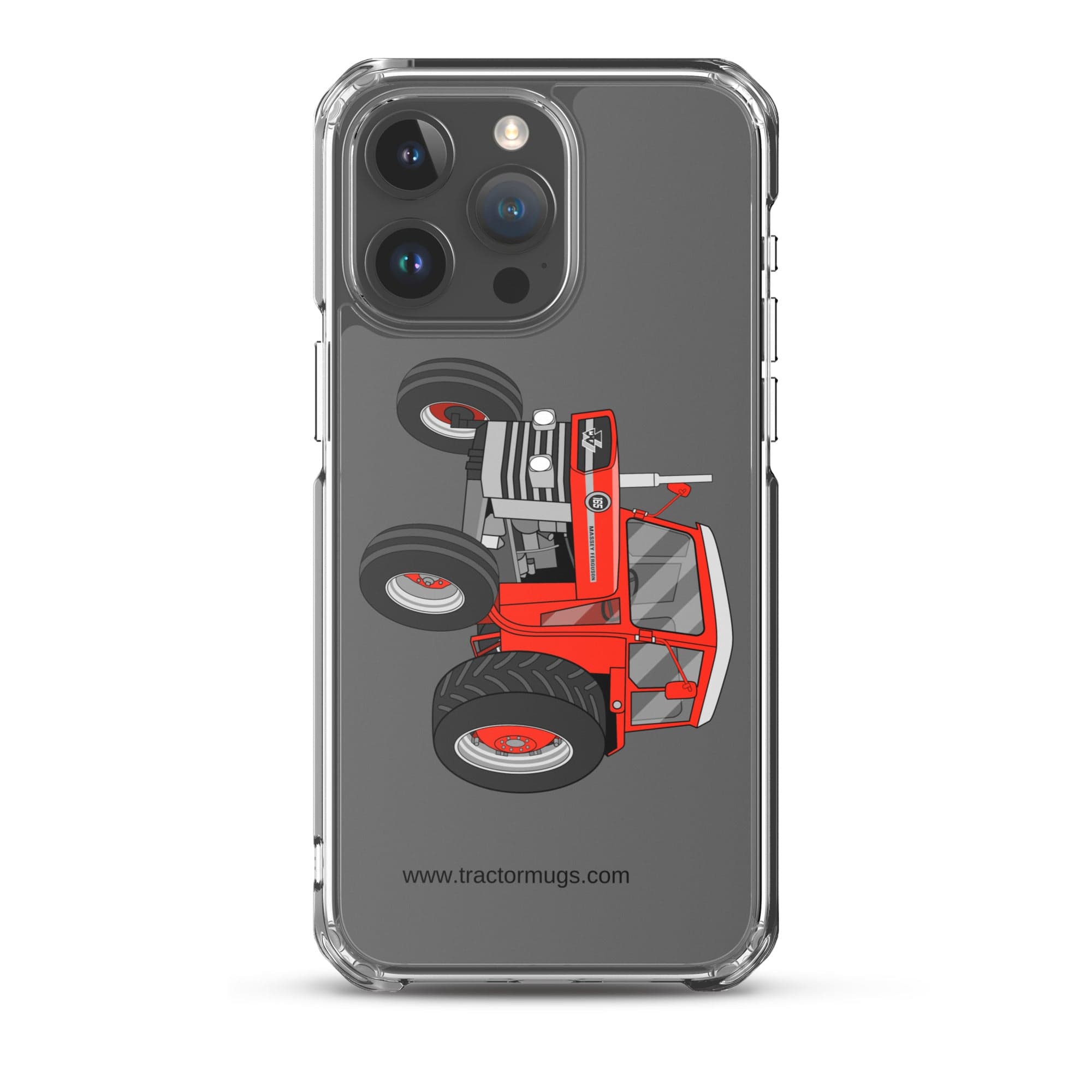 Massey Ferguson Clear Case for iPhone® iPhone 15 Pro Max Massey Ferguson 165 | Clear Case for iPhone® Quality Farmers Merch