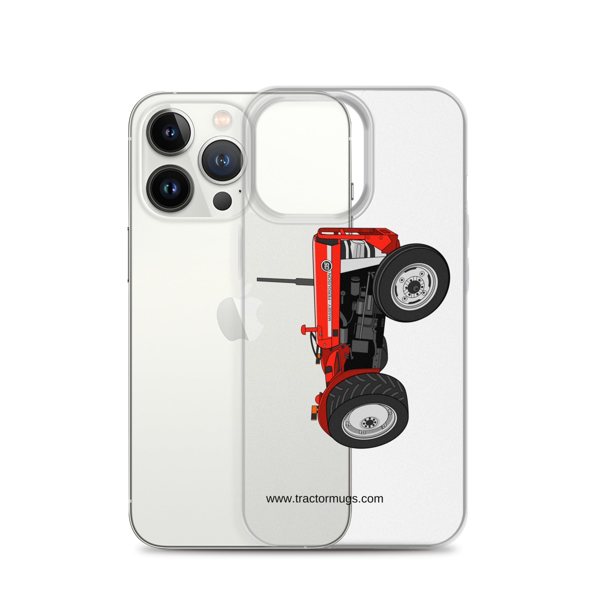 Massey Ferguson Clear Case for iPhone® Massey Ferguson 135 | Clear Case for iPhone® Quality Farmers Merch