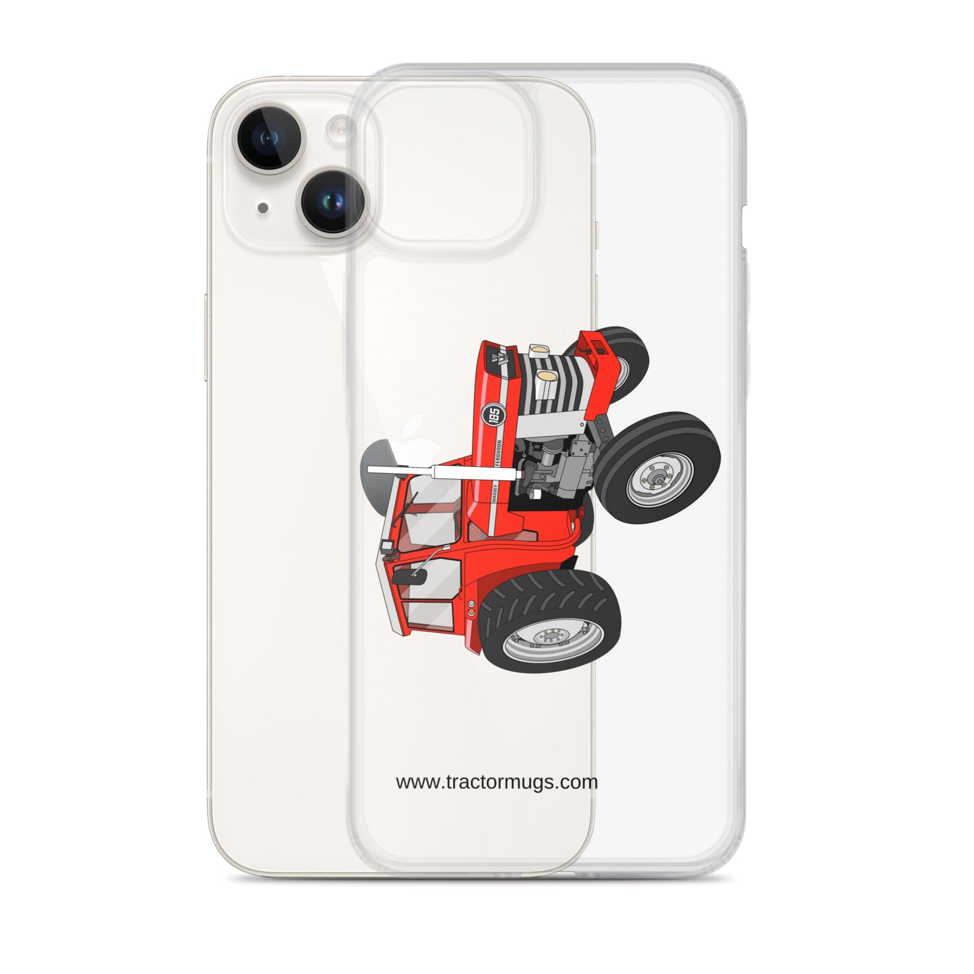 Massey Ferguson Clear Case for iPhone® Massey Ferguson 185 | Clear Case for iPhone® Quality Farmers Merch