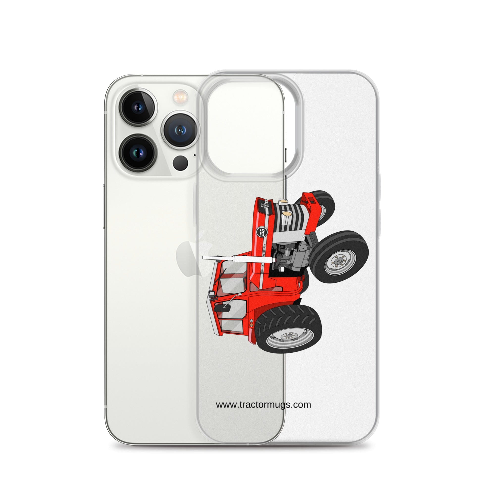 Massey Ferguson Clear Case for iPhone® Massey Ferguson 185 | Clear Case for iPhone® Quality Farmers Merch