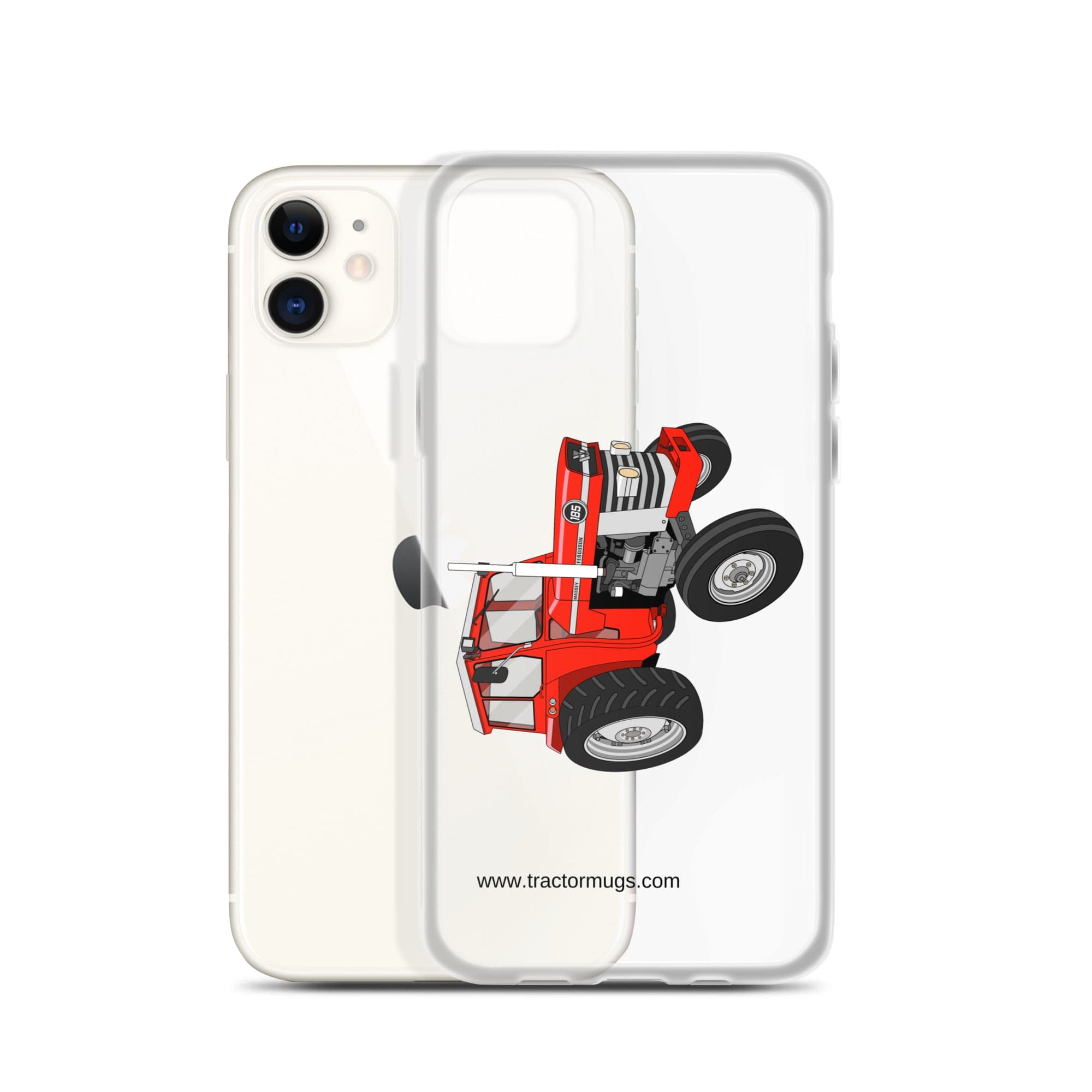 Massey Ferguson Clear Case for iPhone® Massey Ferguson 185 | Clear Case for iPhone® Quality Farmers Merch