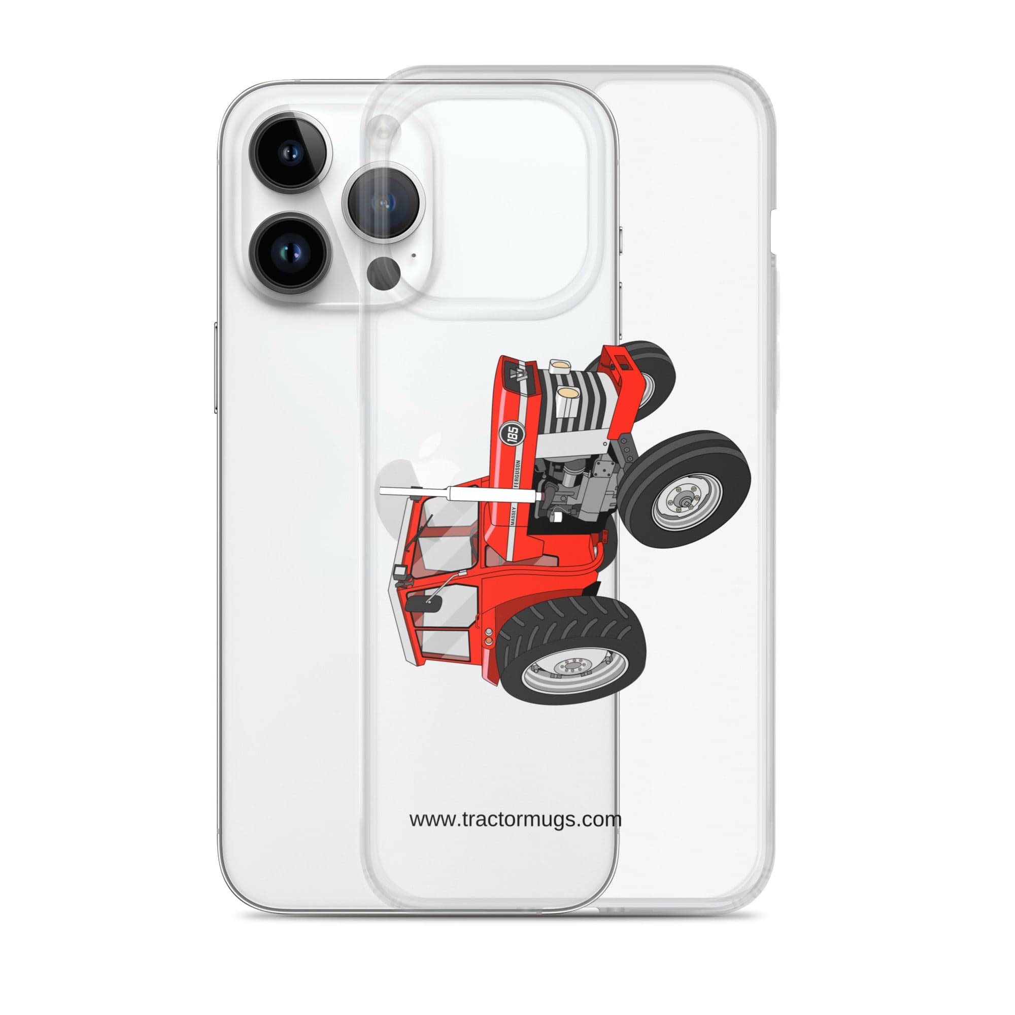 Massey Ferguson Clear Case for iPhone® Massey Ferguson 185 | Clear Case for iPhone® Quality Farmers Merch