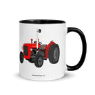 Massey Ferguson Mug with Color Inside Black Massey Ferguson 35X | Mug with Color Inside Quality Farmers Merch