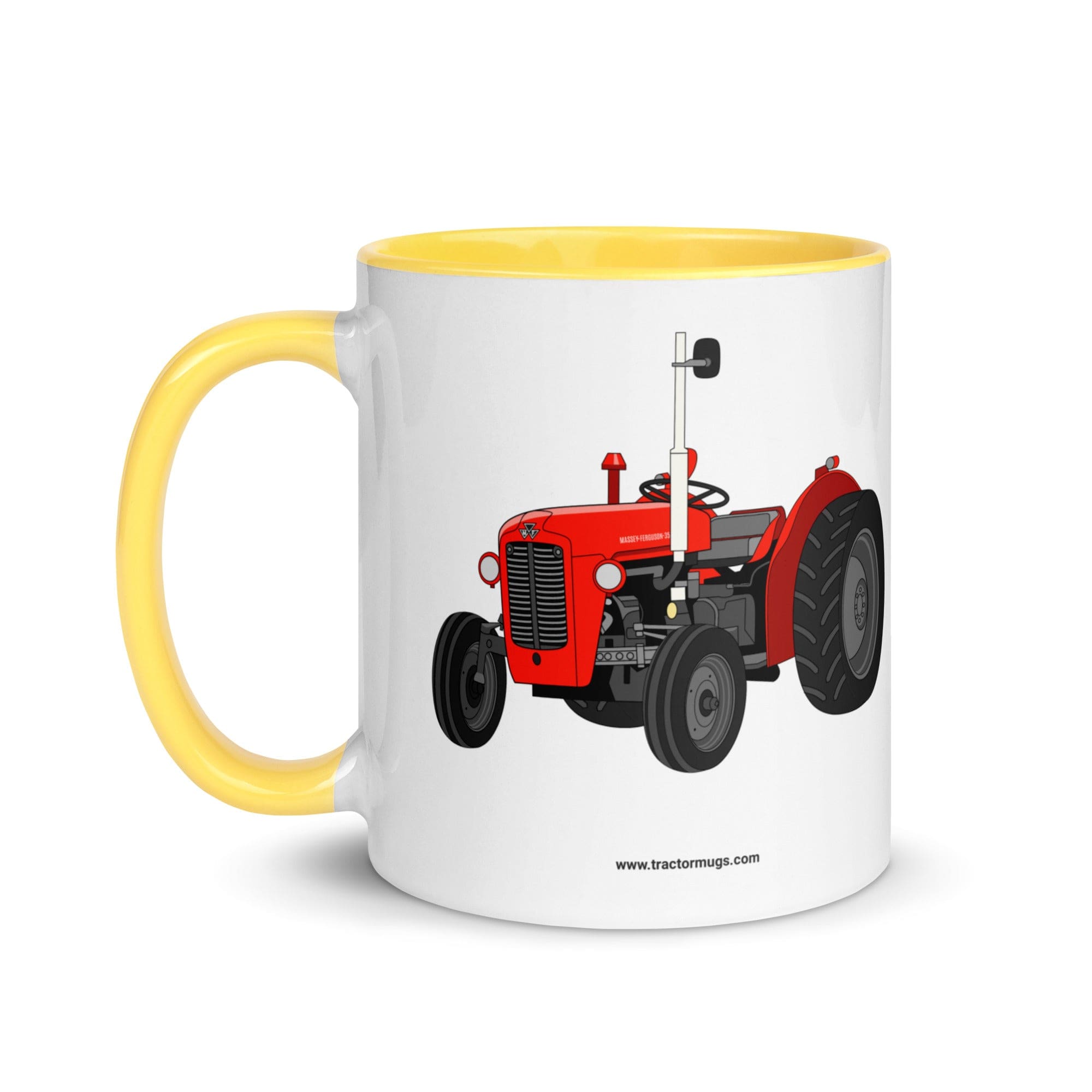 Massey Ferguson Mug with Color Inside Massey Ferguson 35X | Mug with Color Inside Quality Farmers Merch