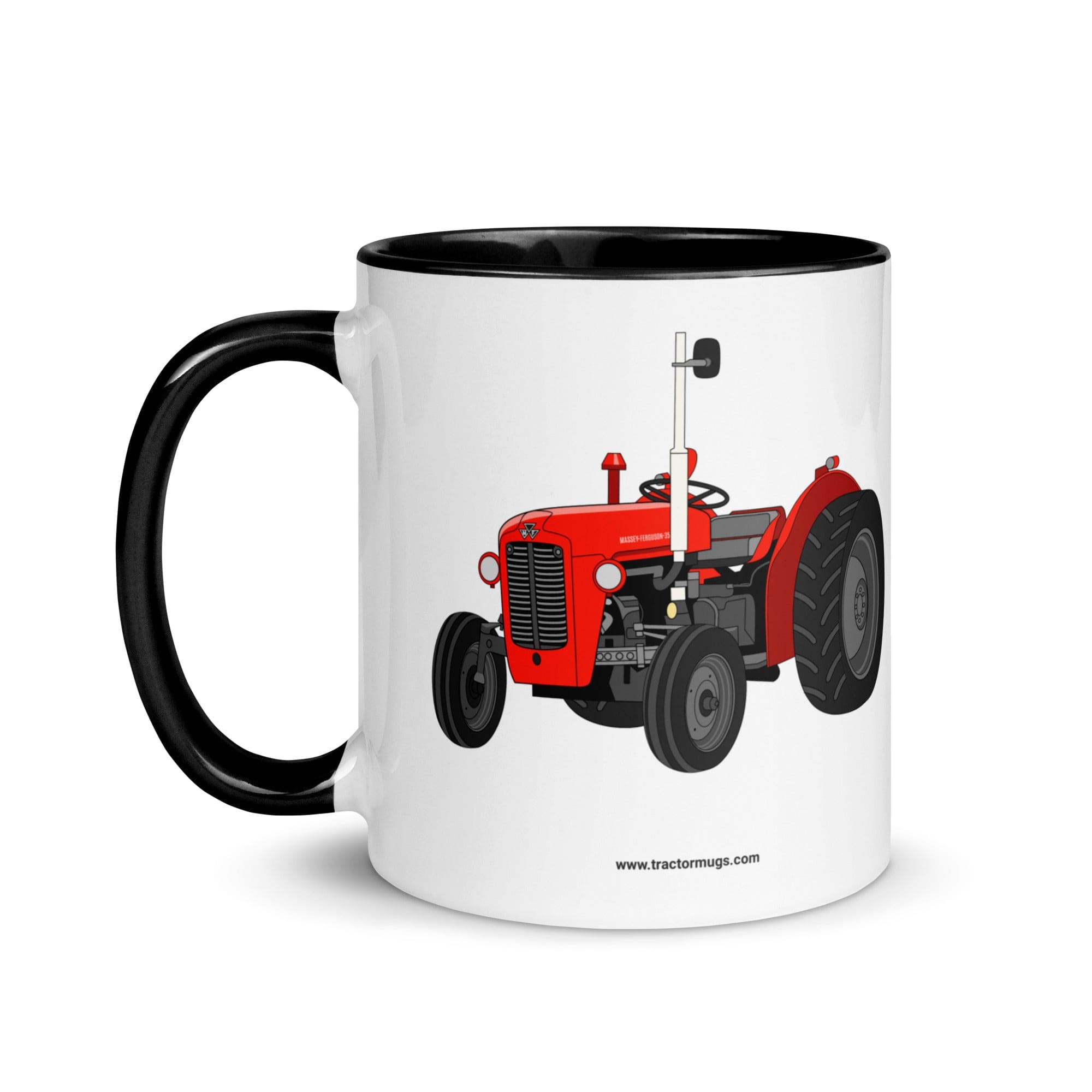 Massey Ferguson Mug with Color Inside Massey Ferguson 35X | Mug with Color Inside Quality Farmers Merch
