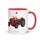 Massey Ferguson Mug with Color Inside Red Massey Ferguson 35X | Mug with Color Inside Quality Farmers Merch