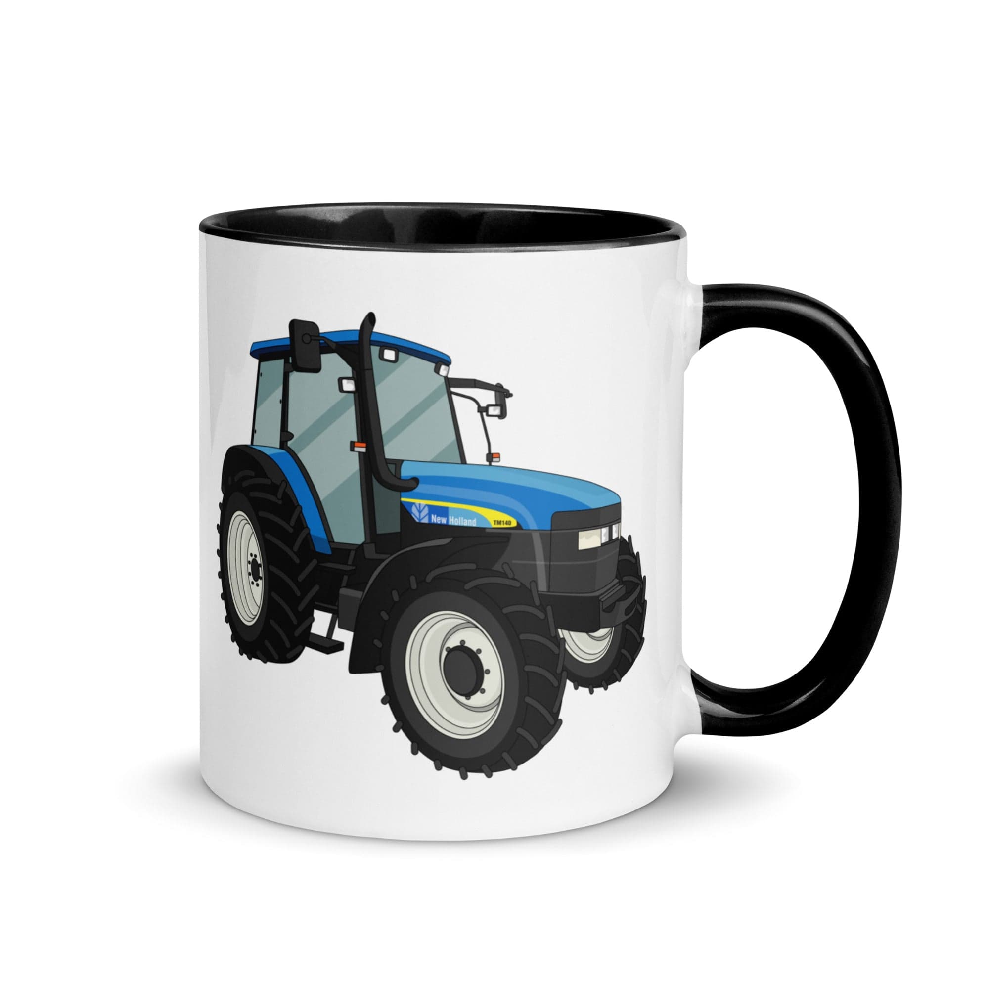 New Holland Mug with Color Inside Black New Holland TM 140 | Mug with Color Inside Quality Farmers Merch