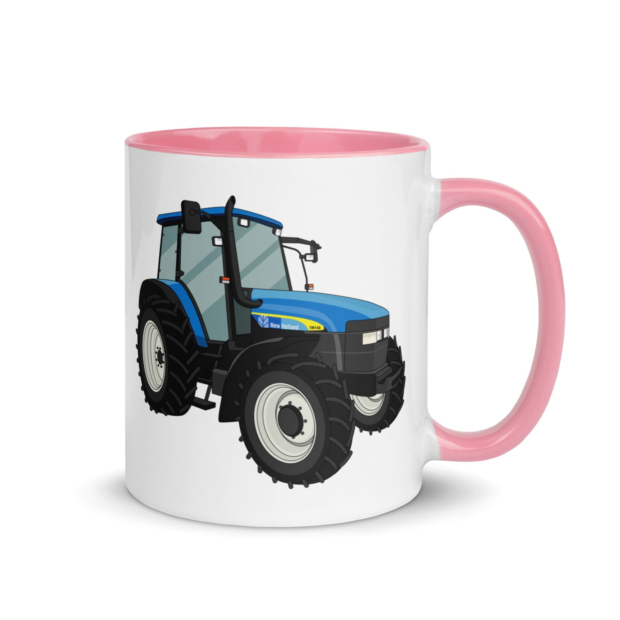 New Holland Mug with Color Inside Pink New Holland TM 140 | Mug with Color Inside Quality Farmers Merch