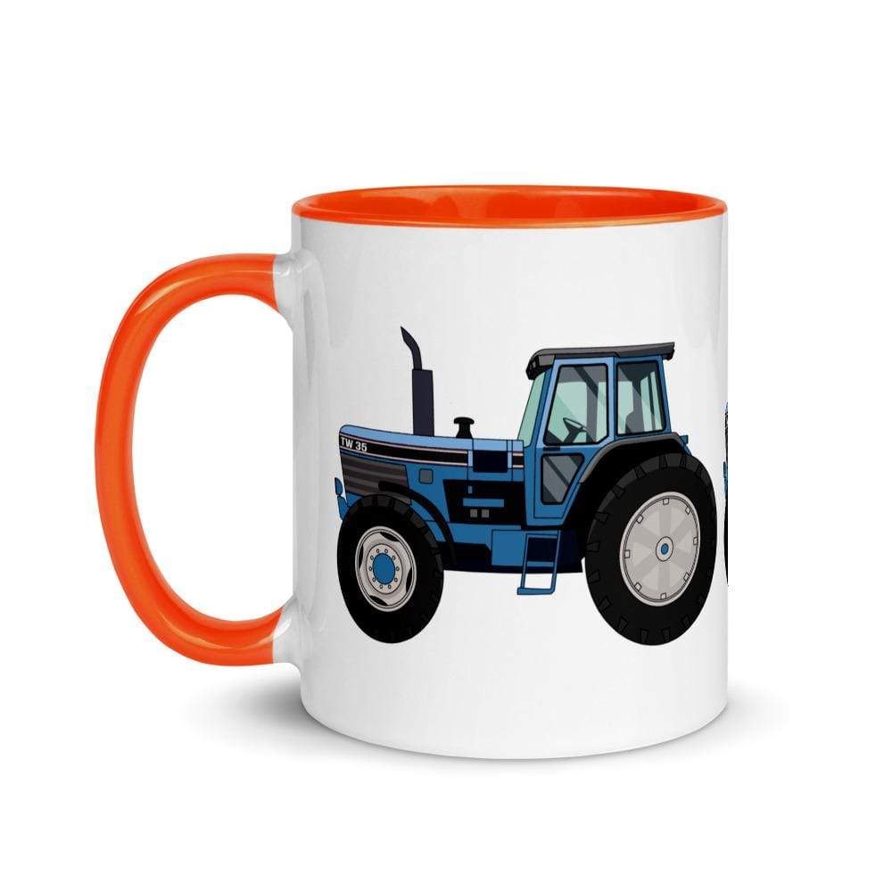 The Farmers Mugs Store Ford TW-35 Mug with Color Inside Quality Farmers Merch