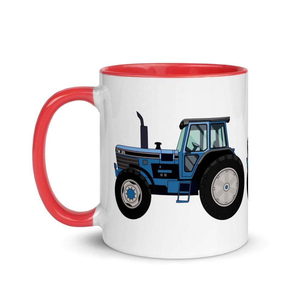 The Farmers Mugs Store Ford TW-35 Mug with Color Inside Quality Farmers Merch