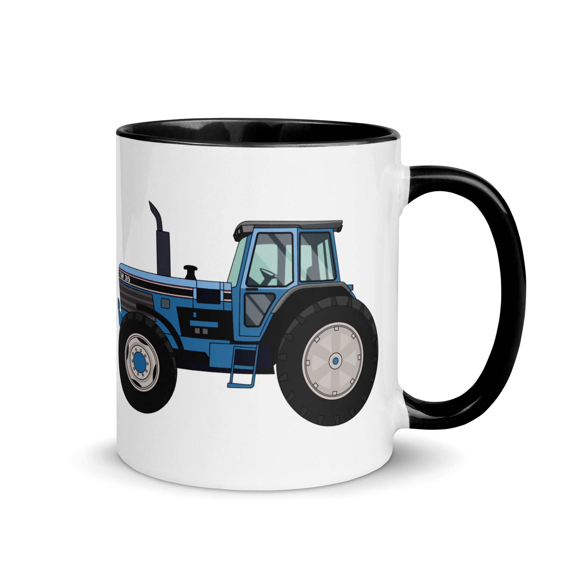 The Farmers Mugs Store Mug Black Ford TW-35 Mug with Color Inside Quality Farmers Merch
