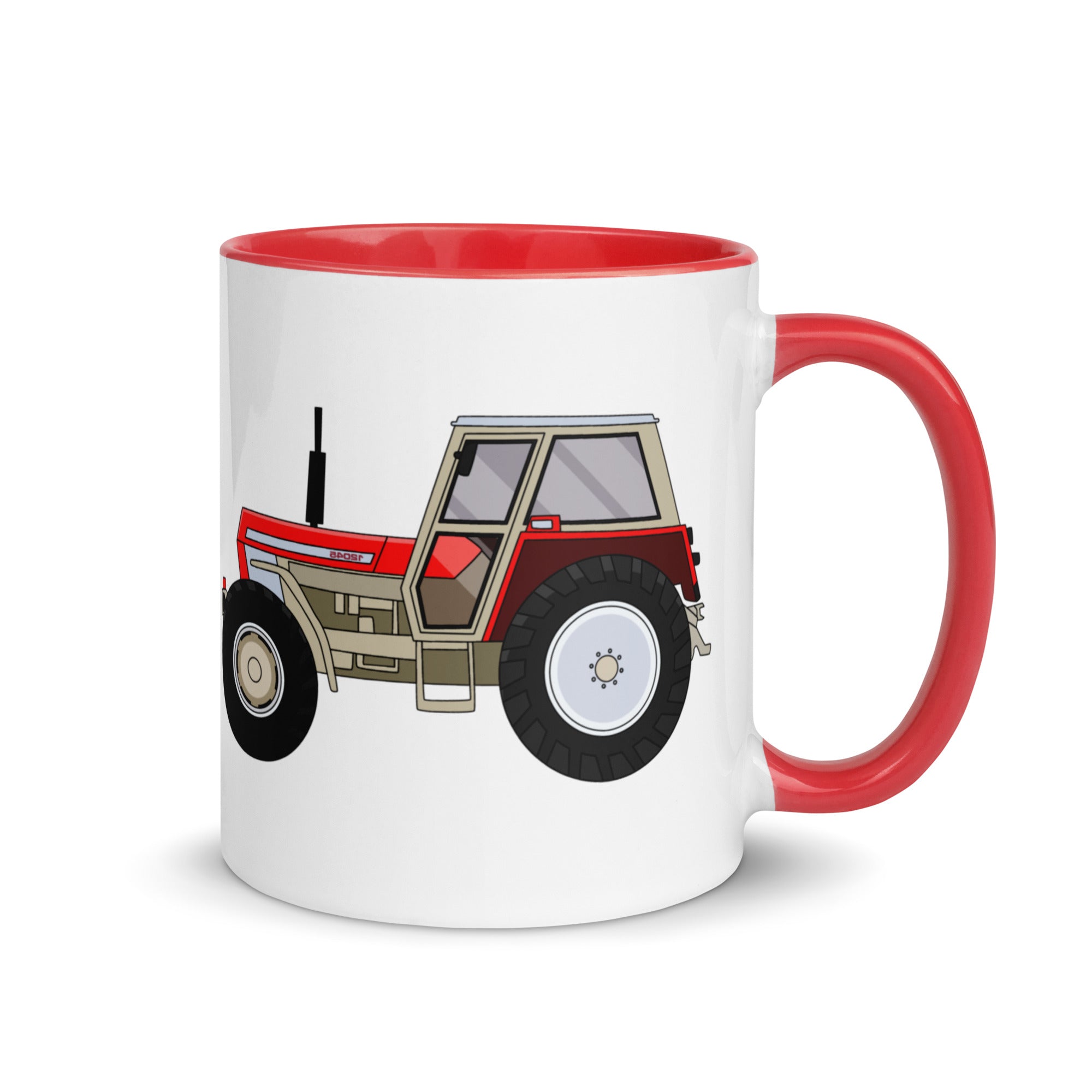 The Farmers Mugs Store Mug Red Zetor 12045 Mug with Color Inside Quality Farmers Merch