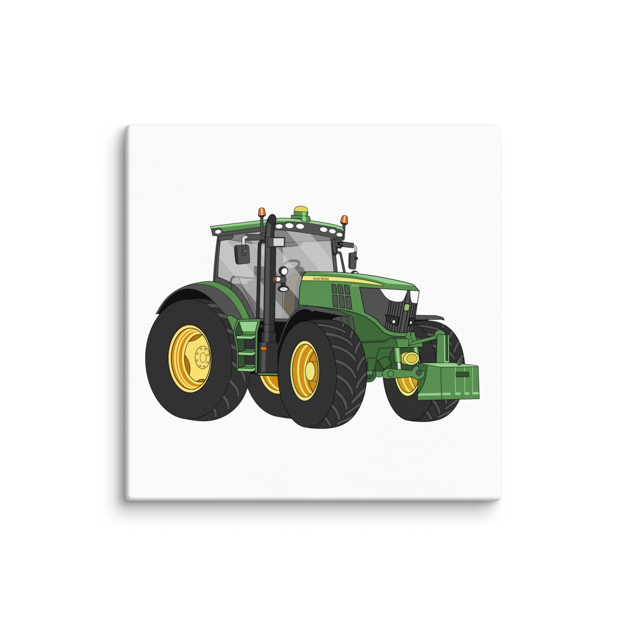 The Tractor Mugs Store 10″×10″ John Deere 6125 R | Canvas Quality Farmers Merch