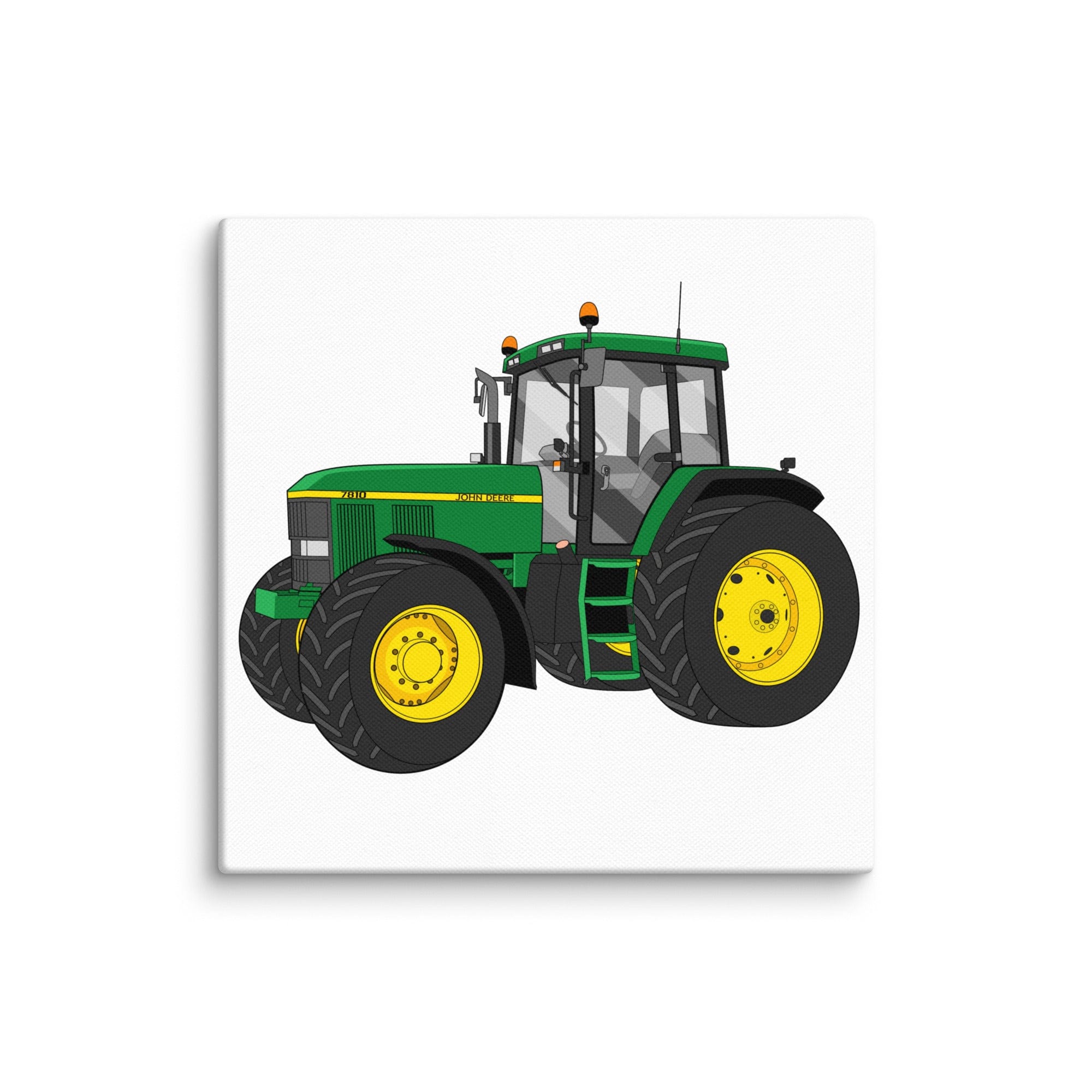 The Tractor Mugs Store 10″×10″ John Deere 7810 | Canvas Quality Farmers Merch