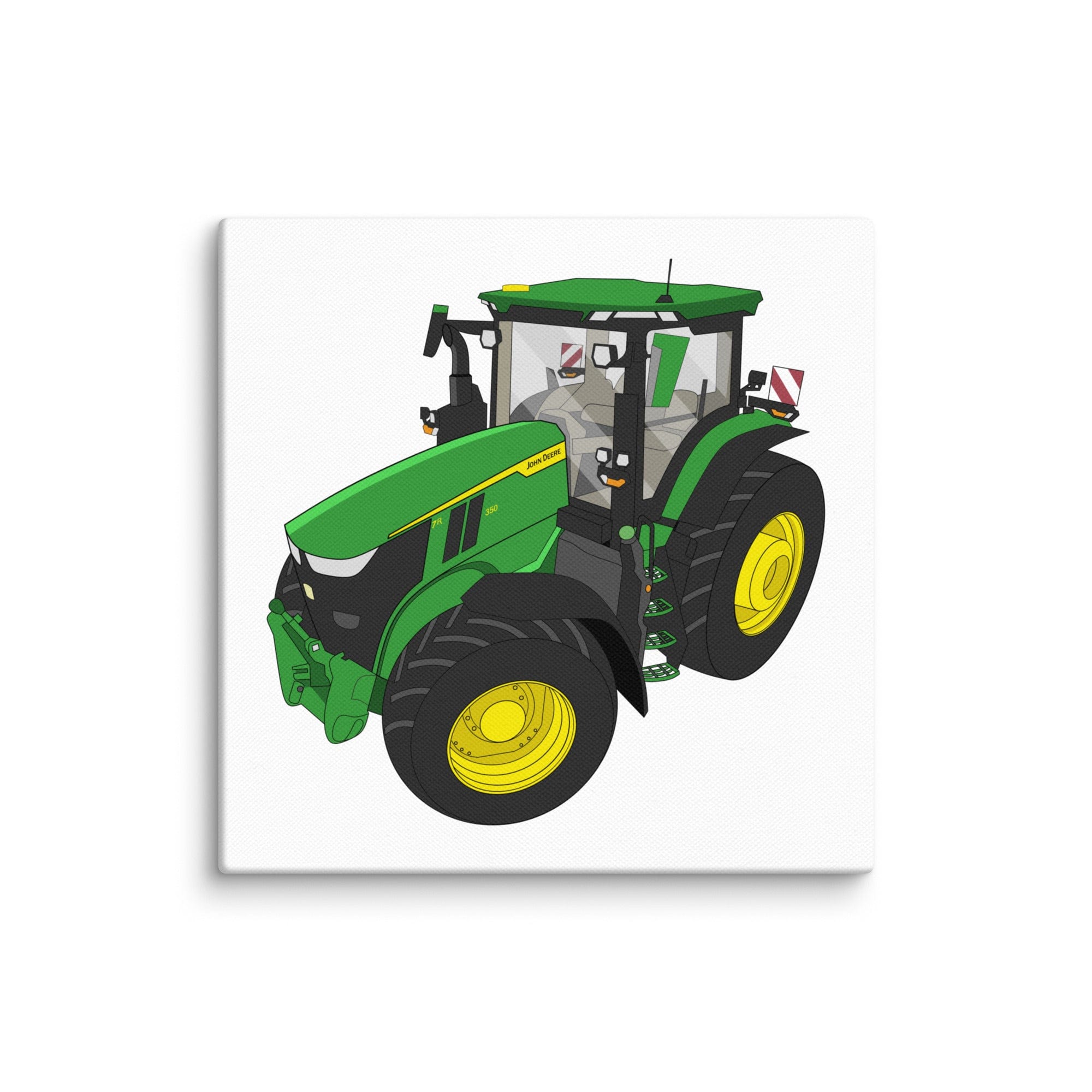 The Tractor Mugs Store 10″×10″ John Deere 7R 350 auto powr | Canvas Quality Farmers Merch