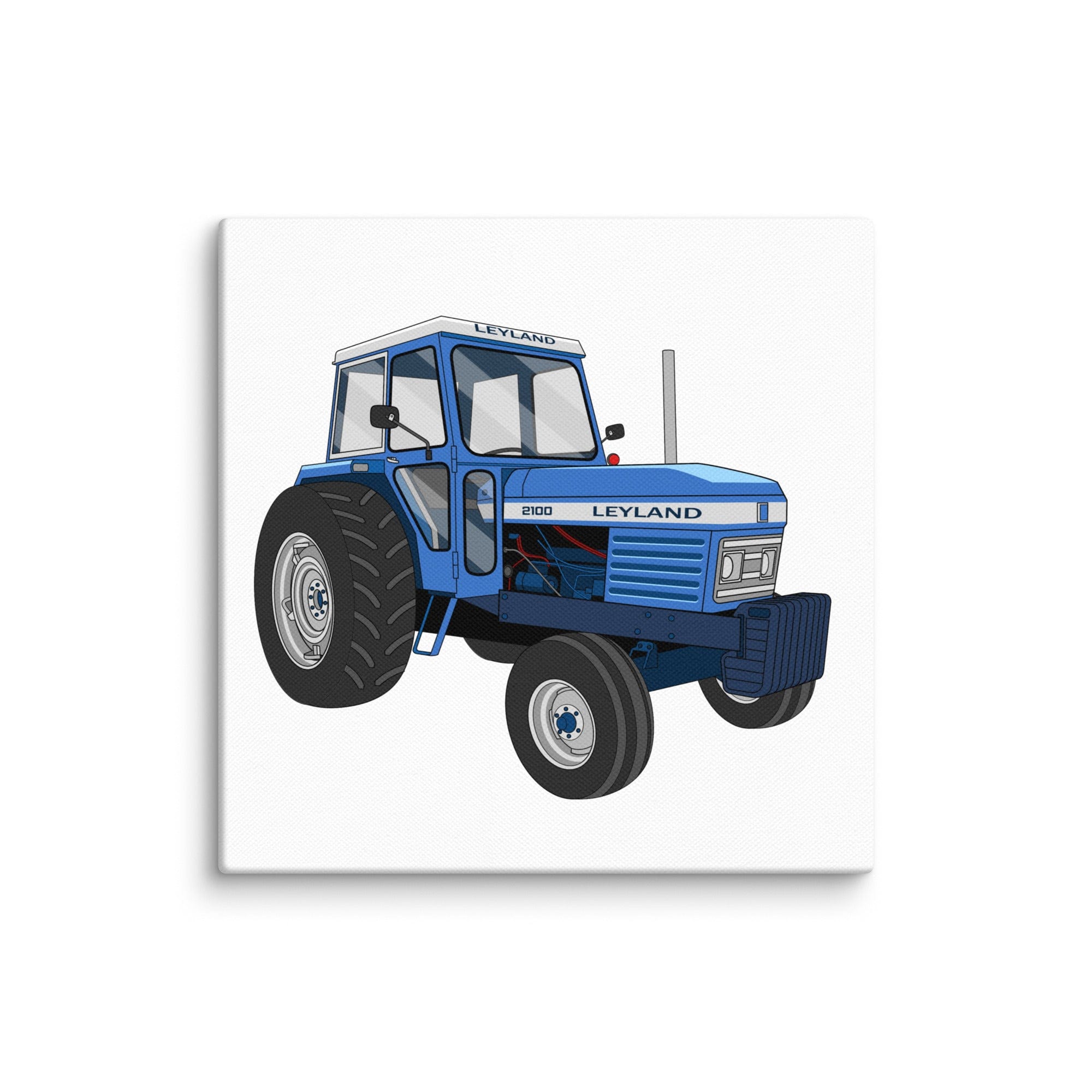 The Tractor Mugs Store 10″×10″ Leyland 2100 | Canvas Quality Farmers Merch