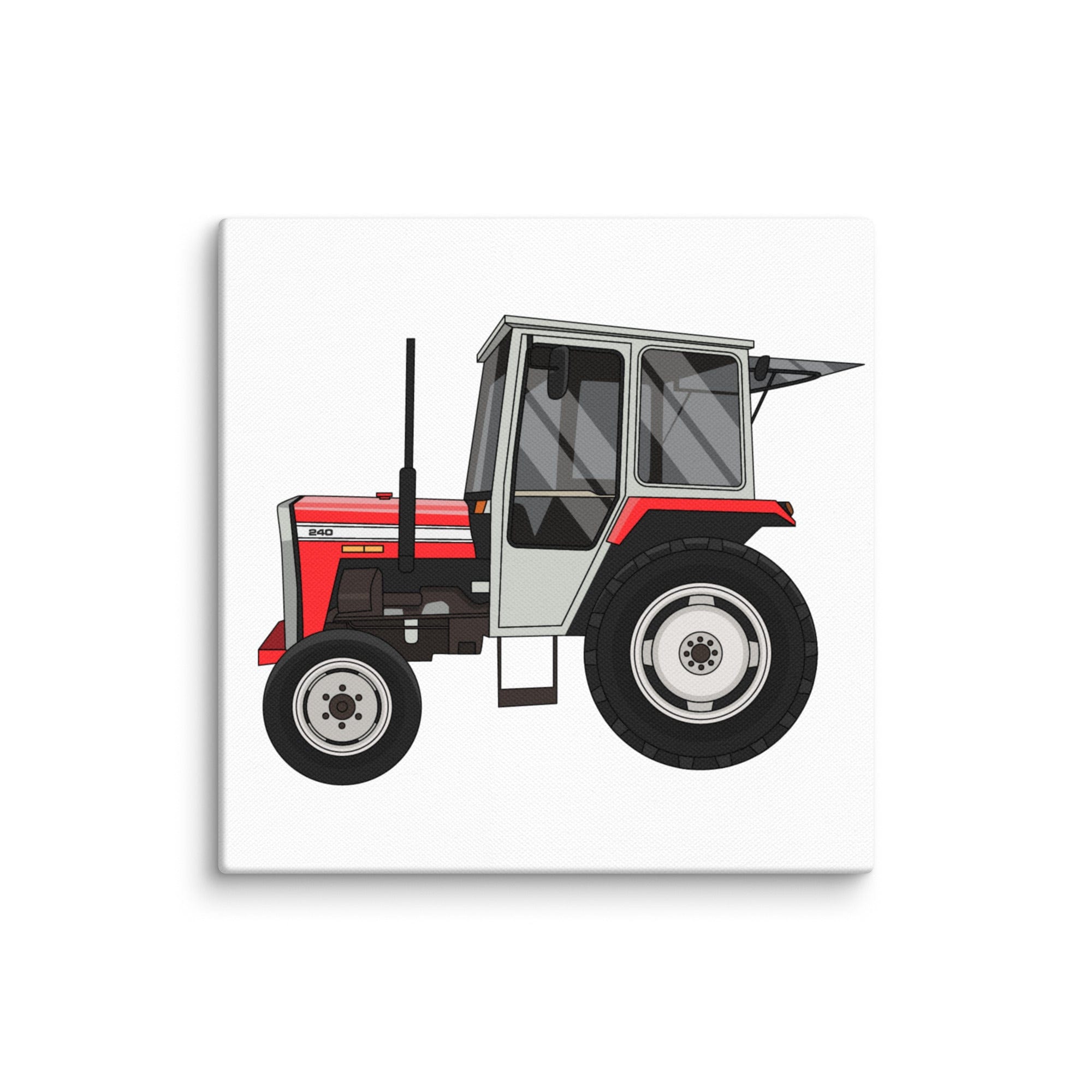 The Tractor Mugs Store 10″×10″ Massey Ferguson 240 | Canvas Quality Farmers Merch