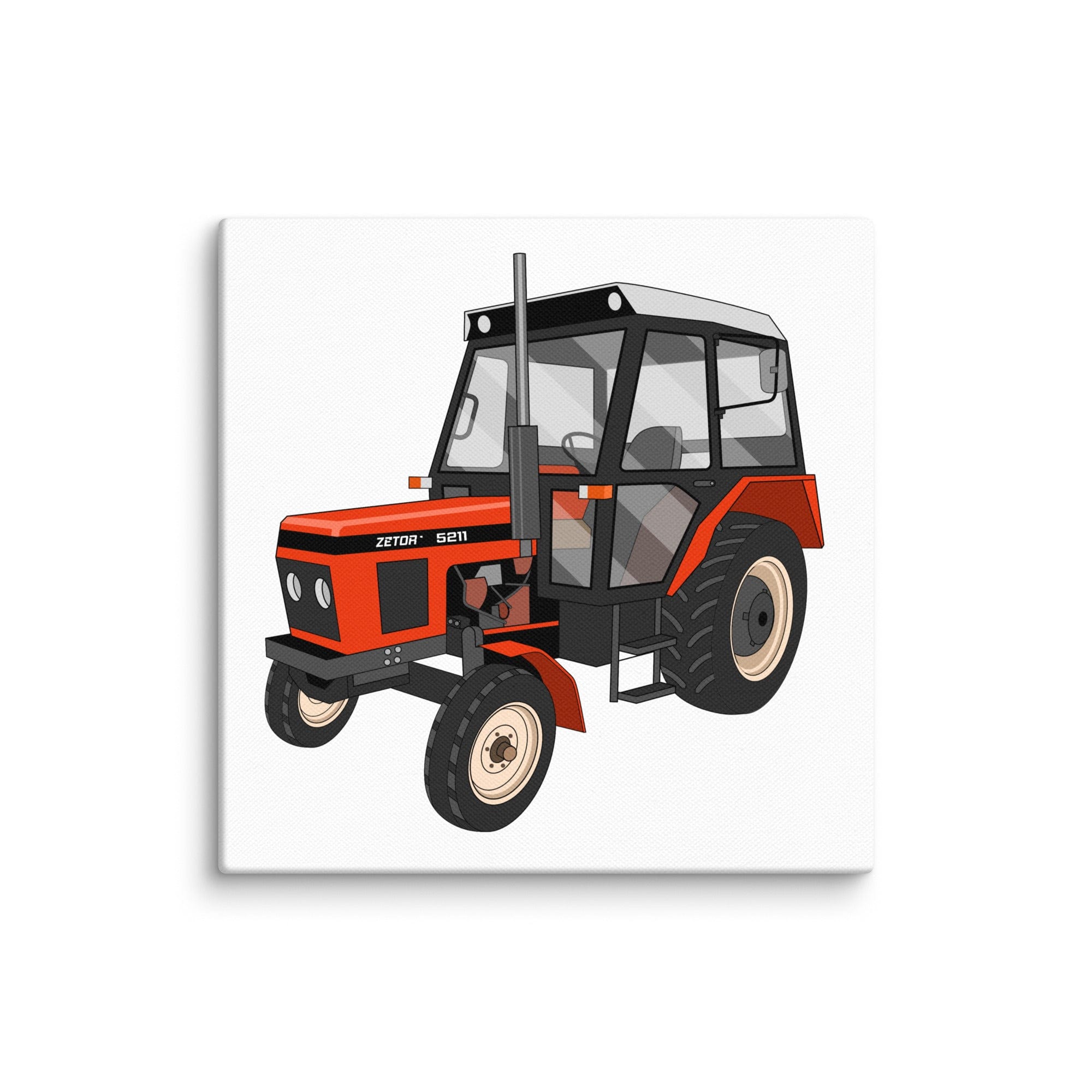 The Tractor Mugs Store 10″×10″ Zetor 5211 | Canvas Quality Farmers Merch