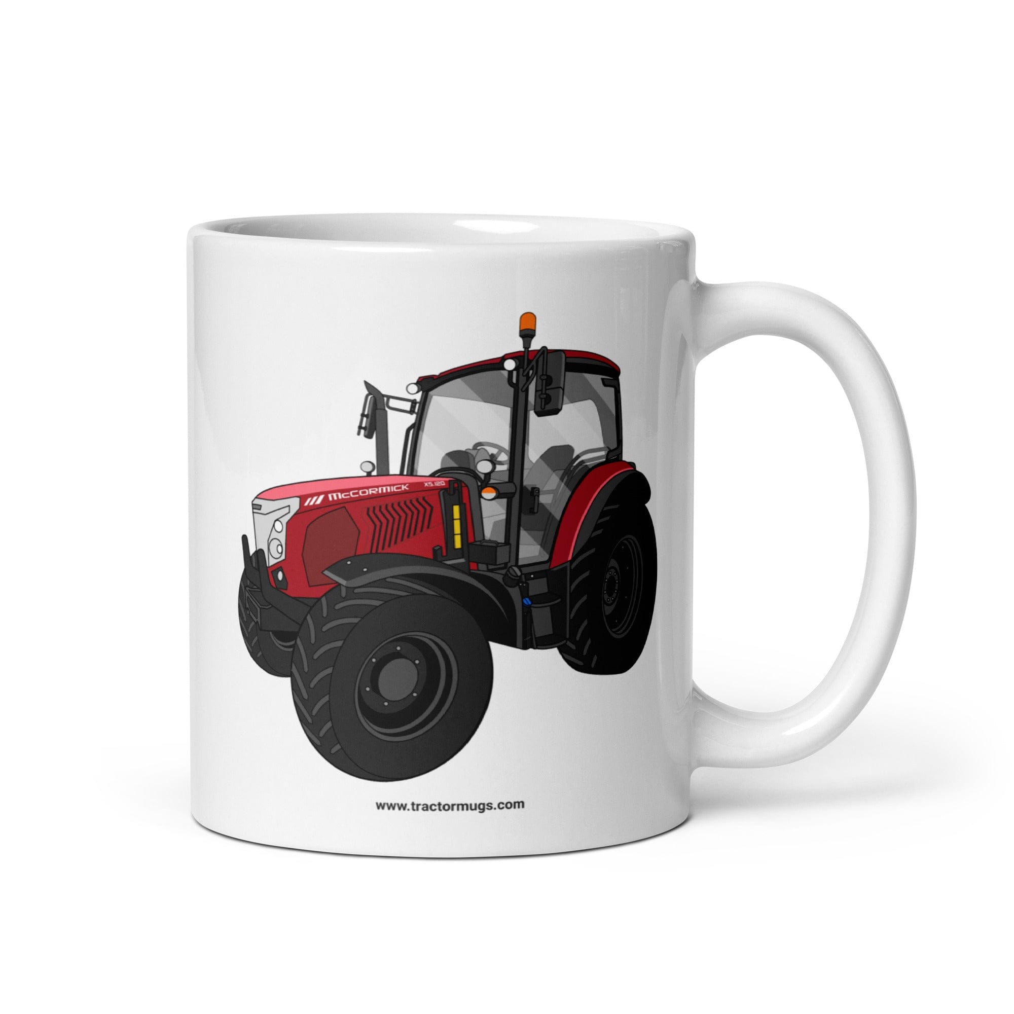 The Tractor Mugs Store 11 oz McCormick X5 120 | White glossy mug Quality Farmers Merch