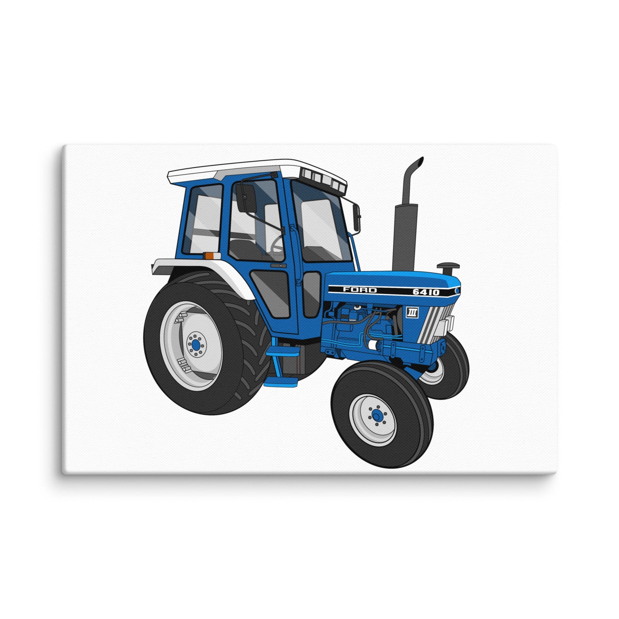 The Tractor Mugs Store 12″×18″ Ford 6410 2WD | Canvas Quality Farmers Merch