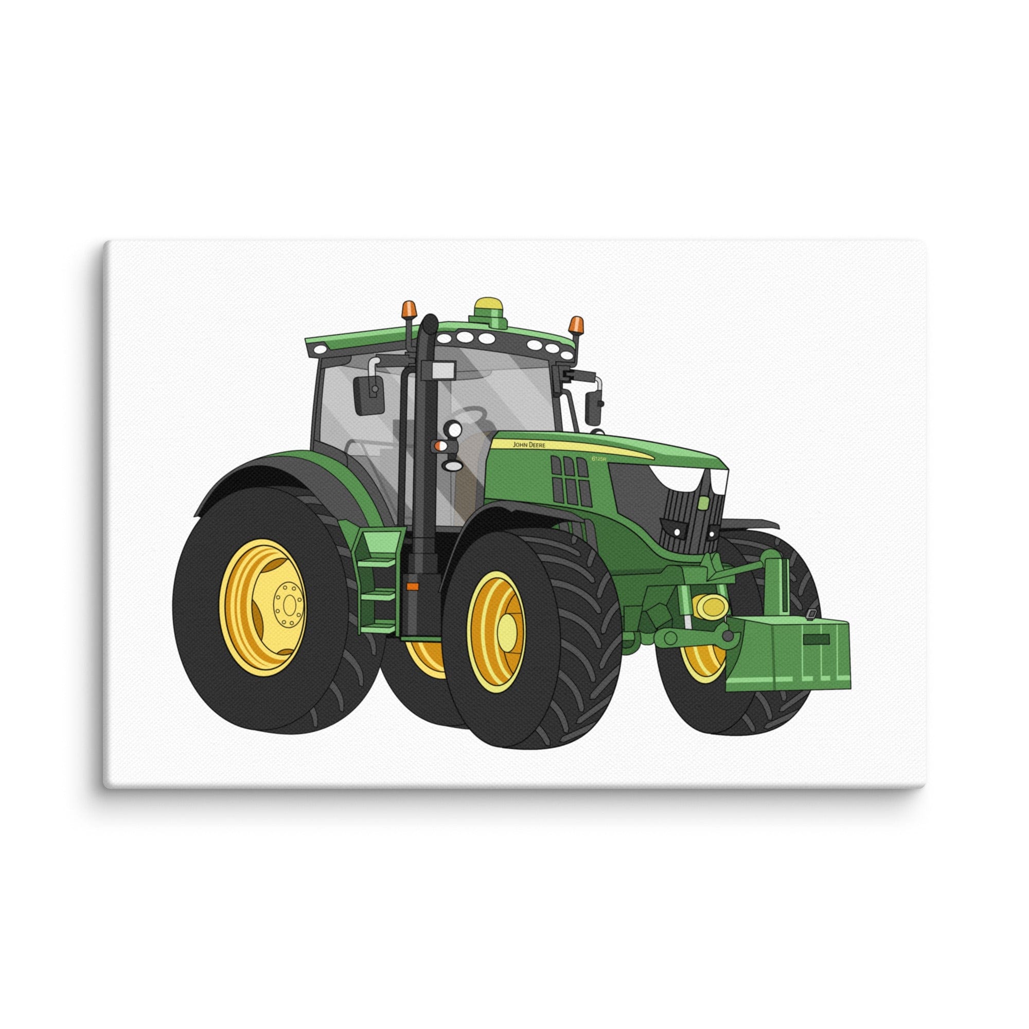 The Tractor Mugs Store 12″×18″ John Deere 6125 R | Canvas Quality Farmers Merch