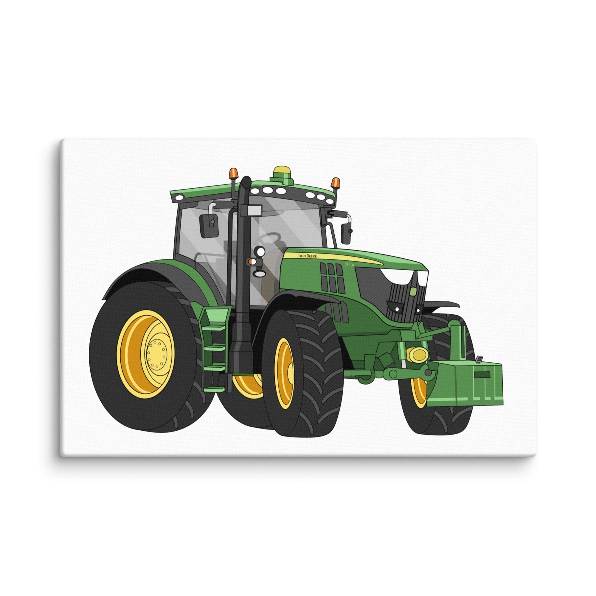 The Tractor Mugs Store 12″×18″ John Deere 6210 R | Canvas Quality Farmers Merch