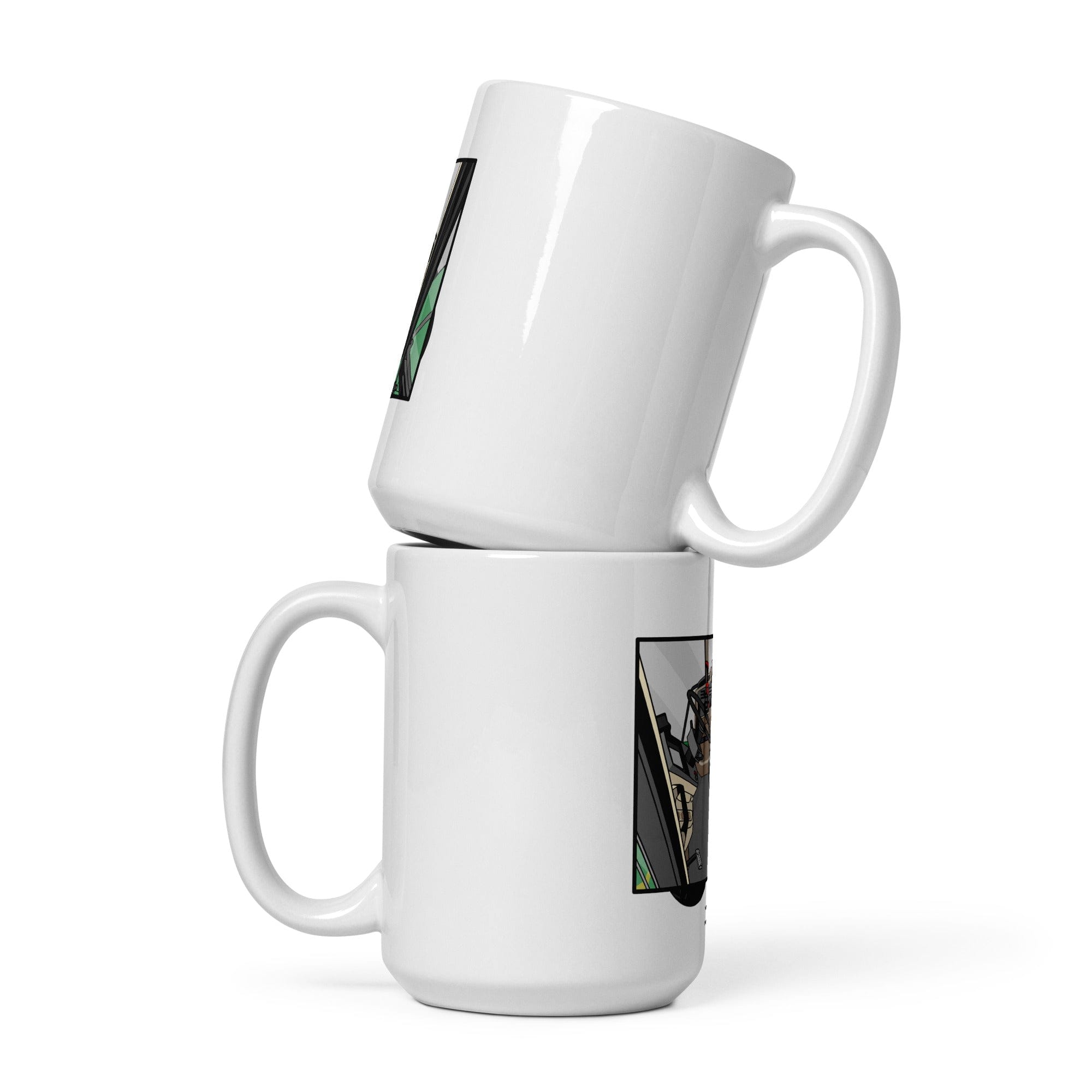 The Tractor Mugs Store 15 oz John Deere 7810 'Office Series' | White Glossy Mug Quality Farmers Merch