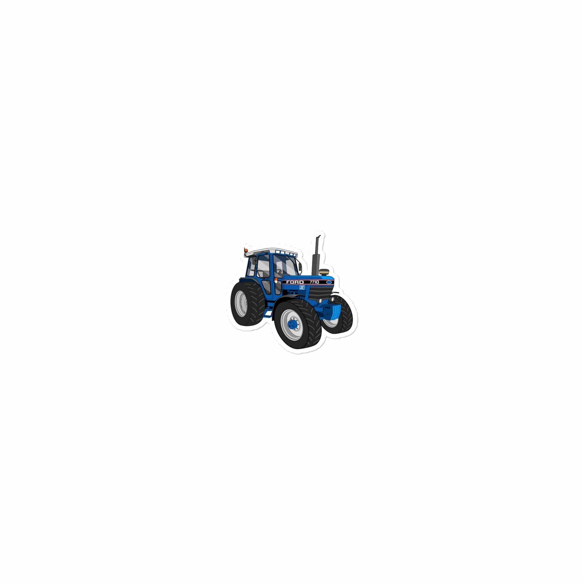 The Tractor Mugs Store 15″×3.75″ Ford 7710 | Bubble-free stickers Quality Farmers Merch
