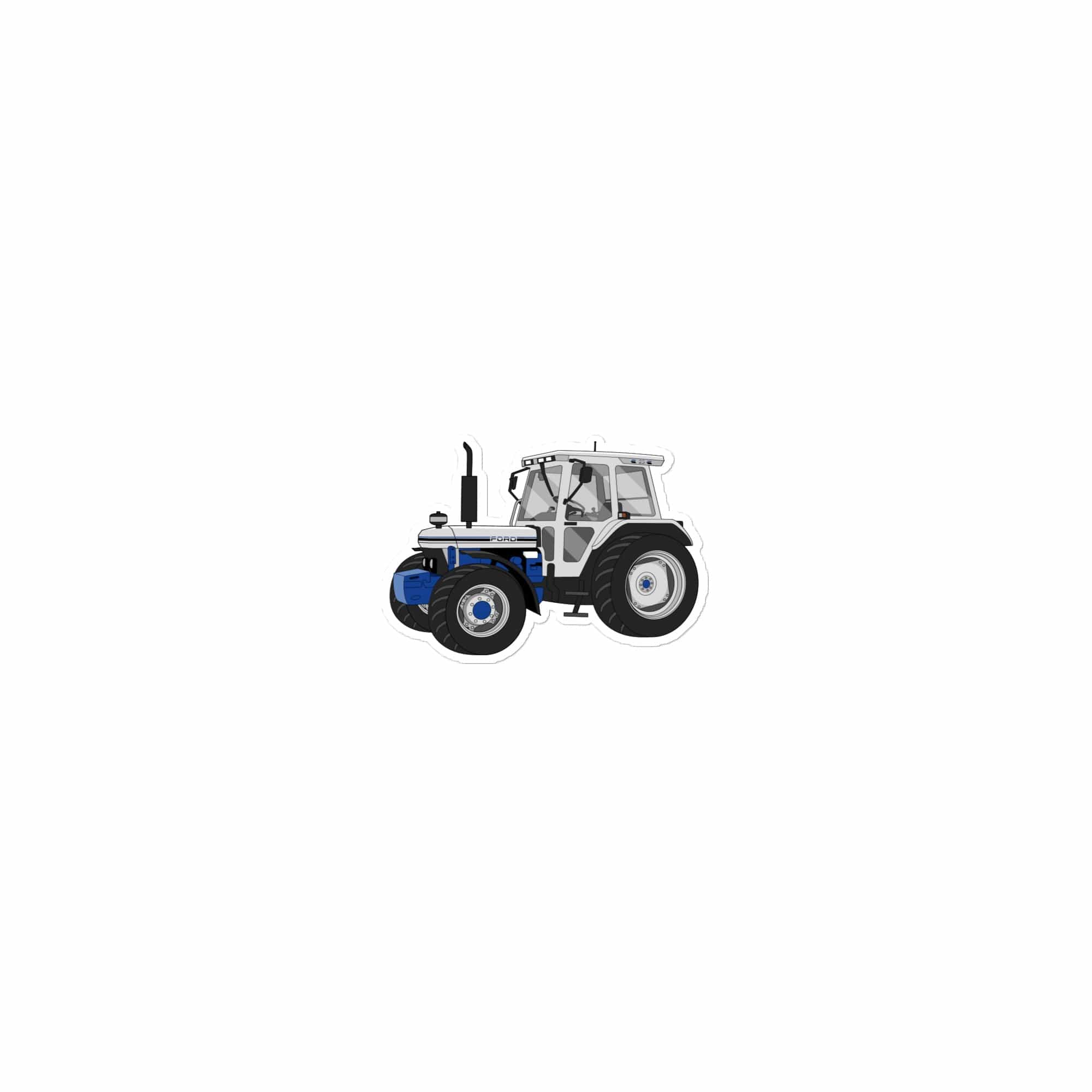 The Tractor Mugs Store 15″×3.75″ Jubilee Edition Silver Tractor | Bubble-free stickers Quality Farmers Merch
