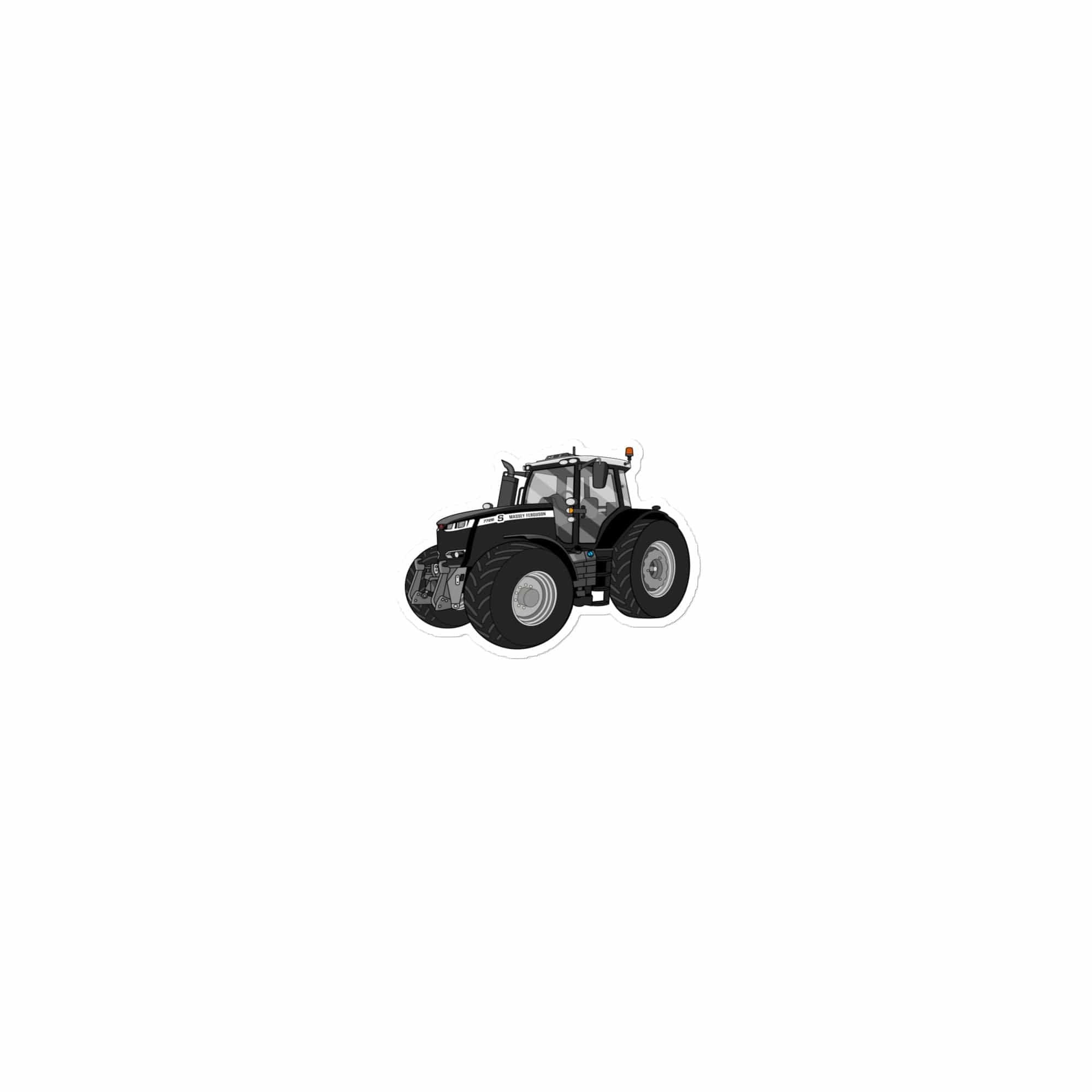 The Tractor Mugs Store 15″×3.75″ Massey Ferguson 7726S Black Beauty | Bubble-free stickers Quality Farmers Merch
